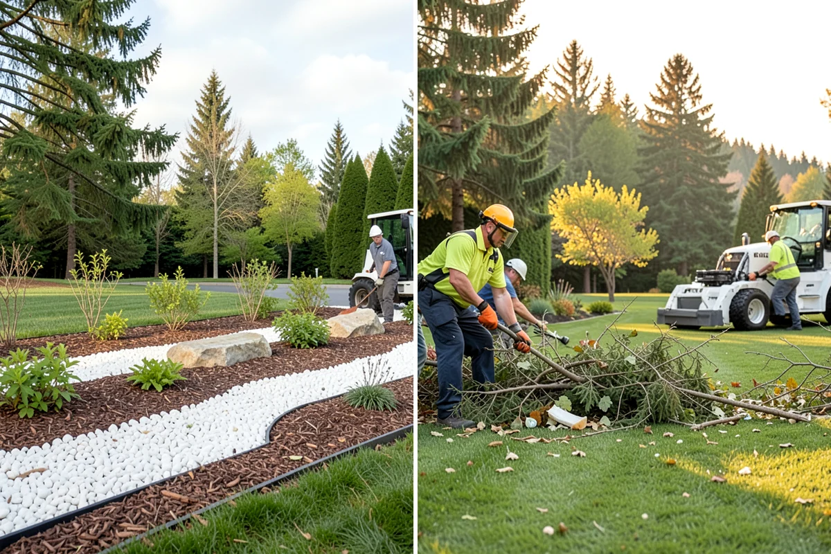 Decorative Stone Installation in Concrete, Skagit County, WA - Consult on style, colors, and grade the areas to be covered