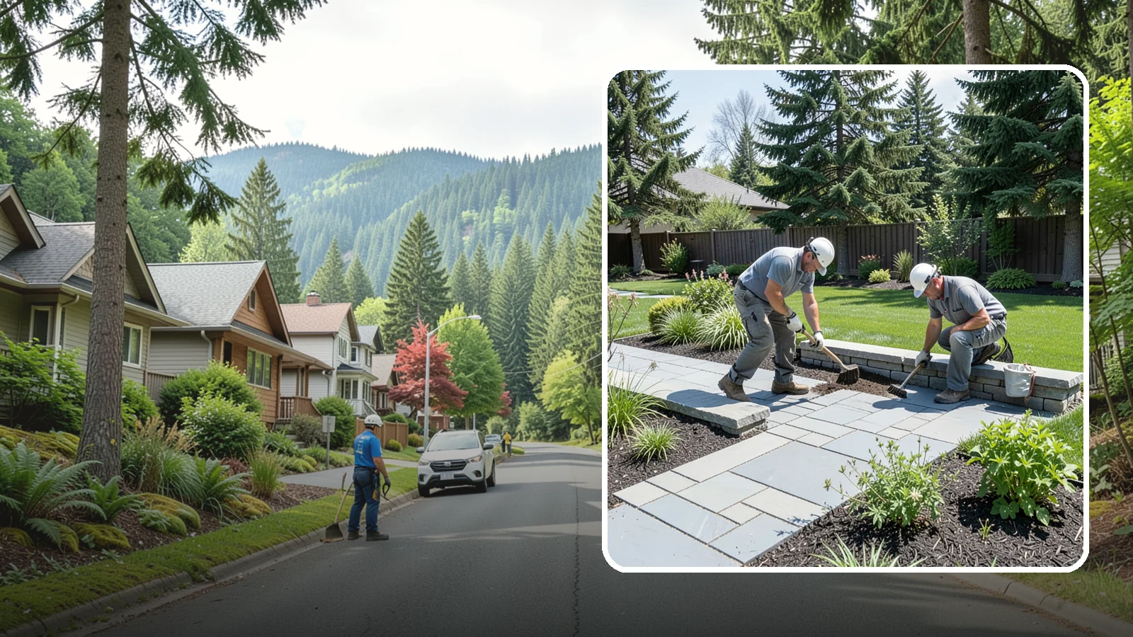 Decorative Stone Installation in Darrington, Snohomish County, WA - Custom blends of accent stone tailored to your beds, borders, and hardscape for a cohesive designed look.