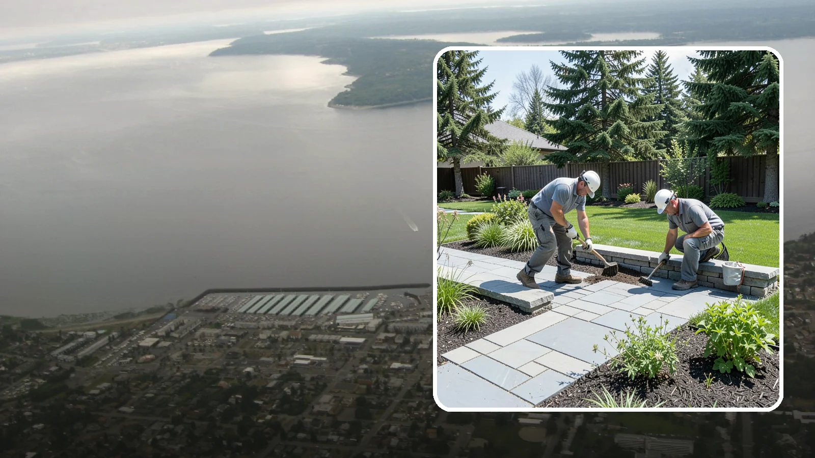 Decorative Stone Installation in Des Moines, King County, WA - Custom blends of accent stone tailored to your beds, borders, and hardscape for a cohesive designed look.