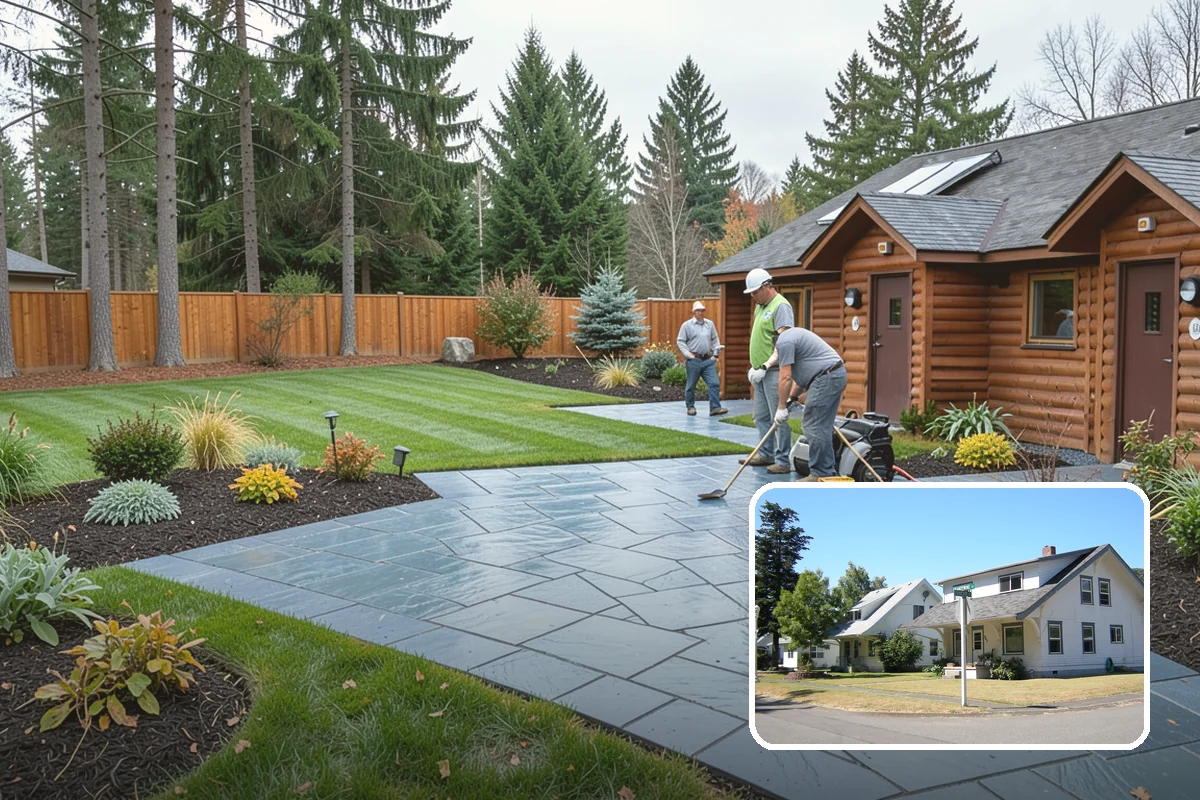 Decorative Stone Installation in DuPont, Pierce County, WA - Custom color and texture blends chosen for your home