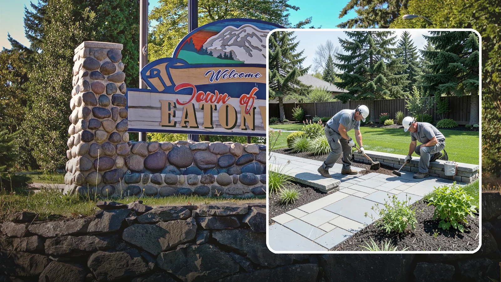 Decorative Stone Installation in Eatonville, Pierce County, WA - Custom blends of accent stone tailored to your beds, borders, and hardscape for a cohesive designed look.