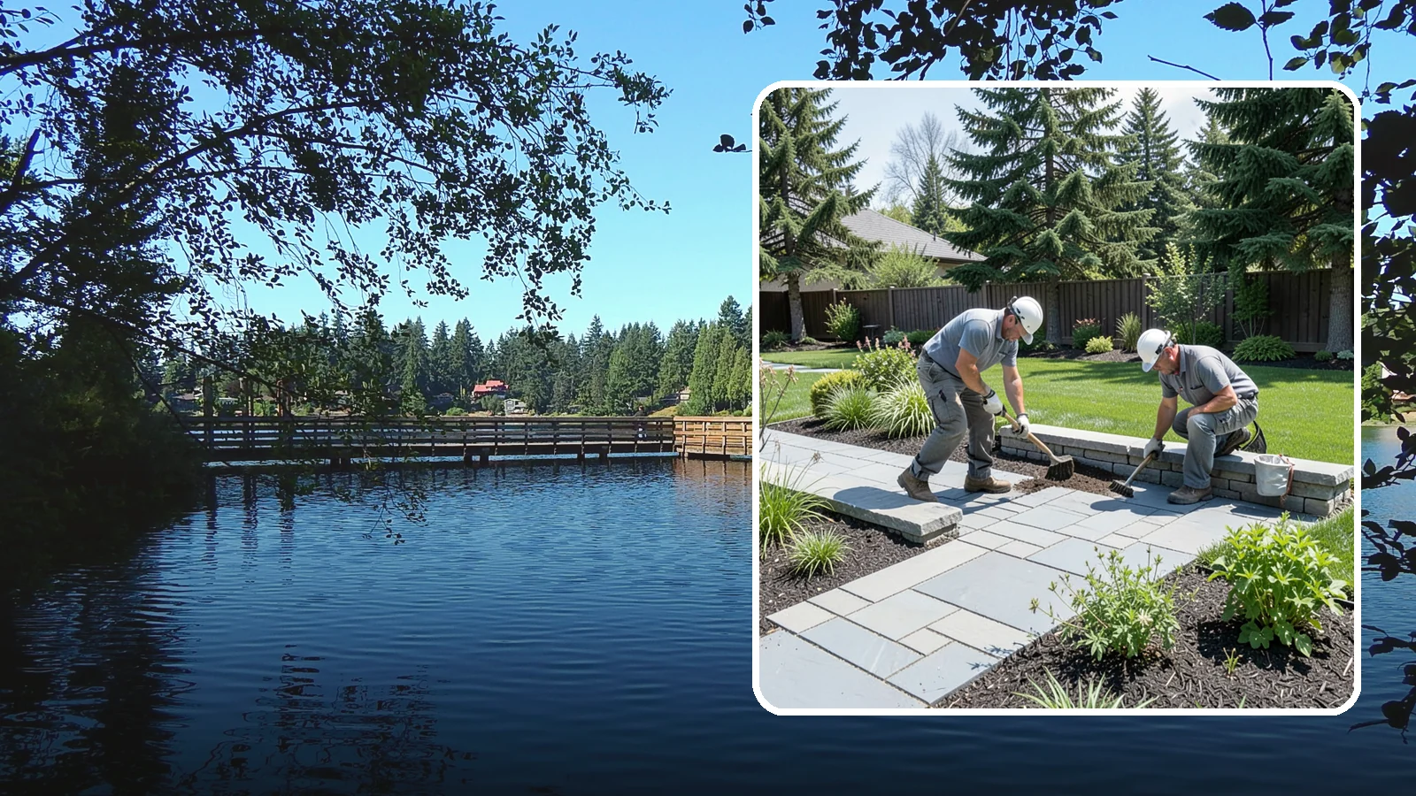 Decorative Stone Installation in Federal Way, King County, WA - Custom blends of accent stone tailored to your beds, borders, and hardscape for a cohesive designed look.