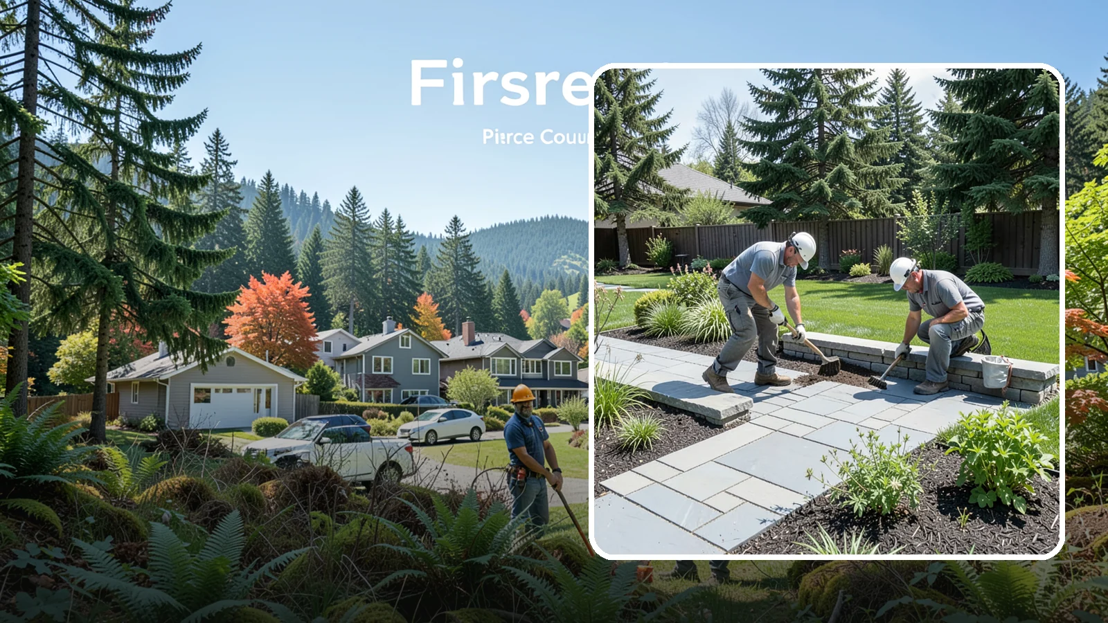 Decorative Stone Installation in Fircrest, Pierce County, WA - Custom blends of accent stone tailored to your beds, borders, and hardscape for a cohesive designed look.