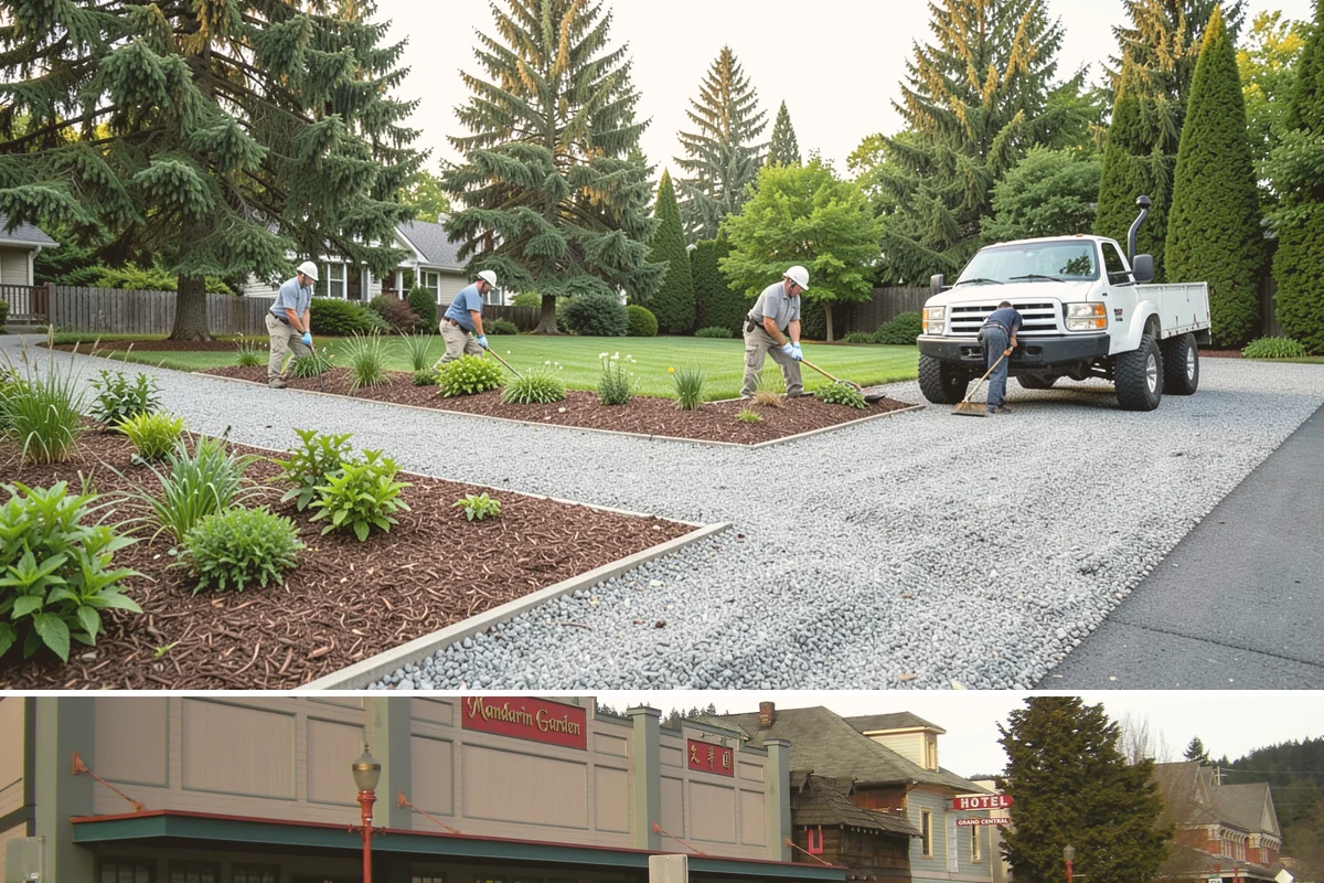 Decorative Stone Installation in Issaquah, King County, WA - Decorative stone can be installed in any season, though the drier summer months make grading and layout across multiple beds much...
