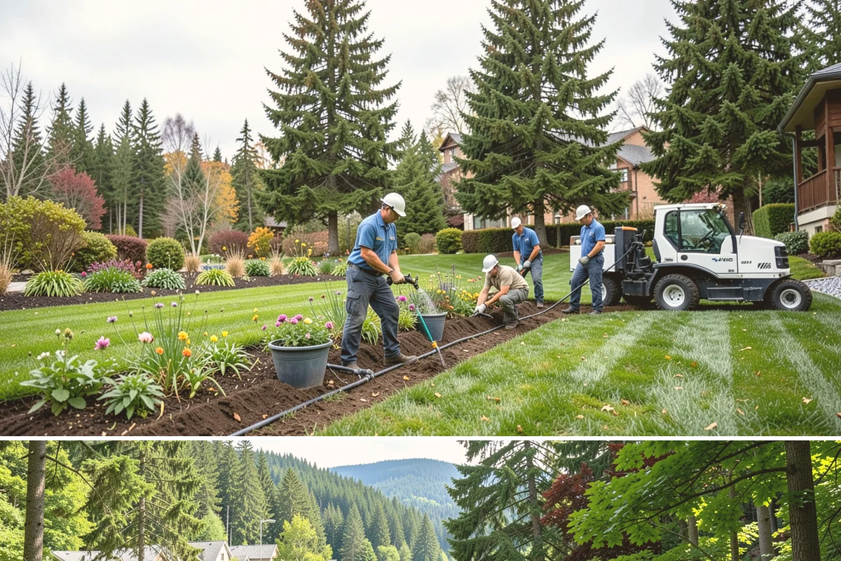 Decorative Stone Installation in Lake Forest Park, King County, WA - Decorative stone can be installed in any season, though the drier summer months make grading and layout across multiple beds much...