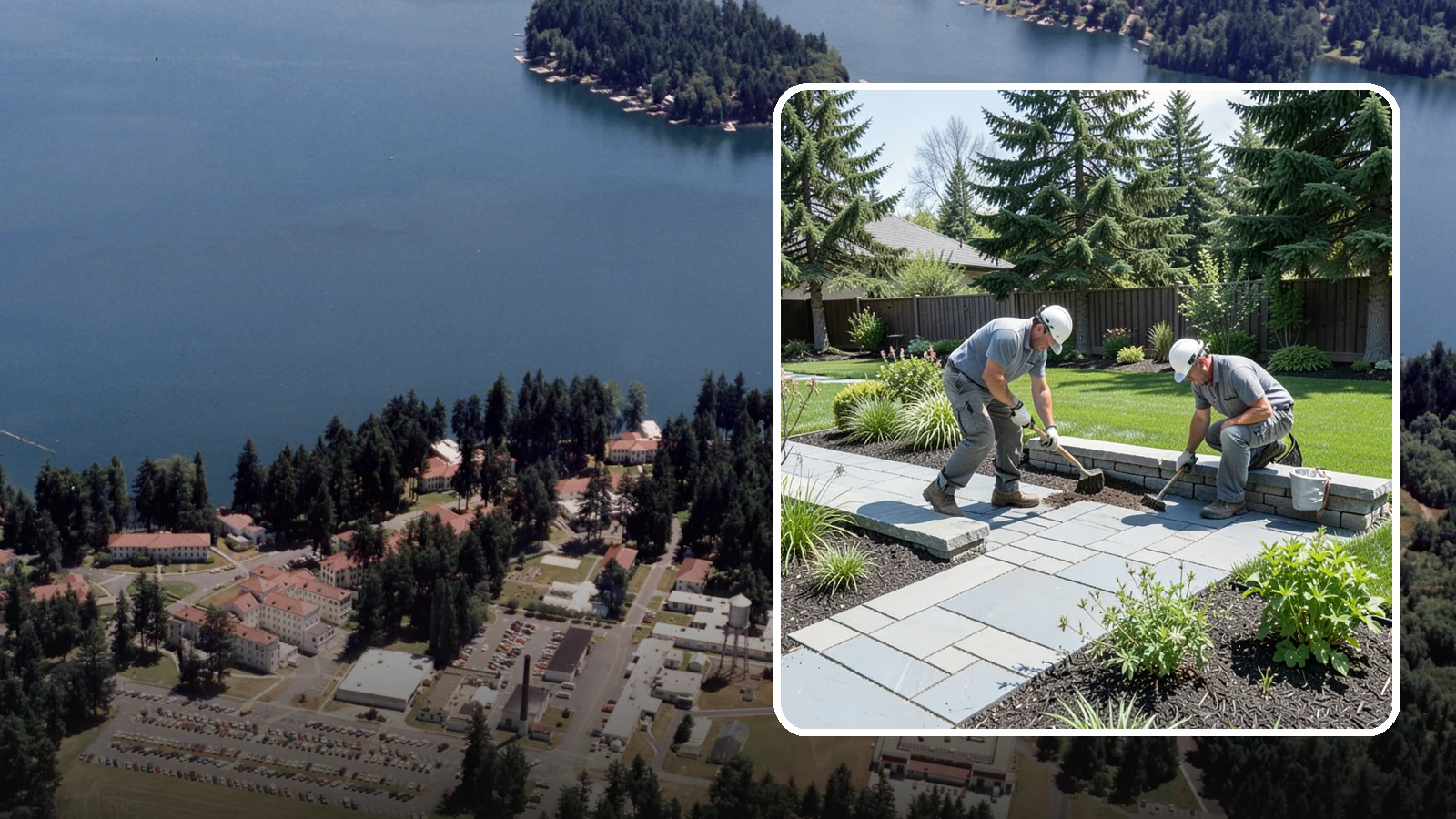 Decorative Stone Installation in Lakewood, Pierce County, WA - Custom blends of accent stone tailored to your beds, borders, and hardscape for a cohesive designed look.