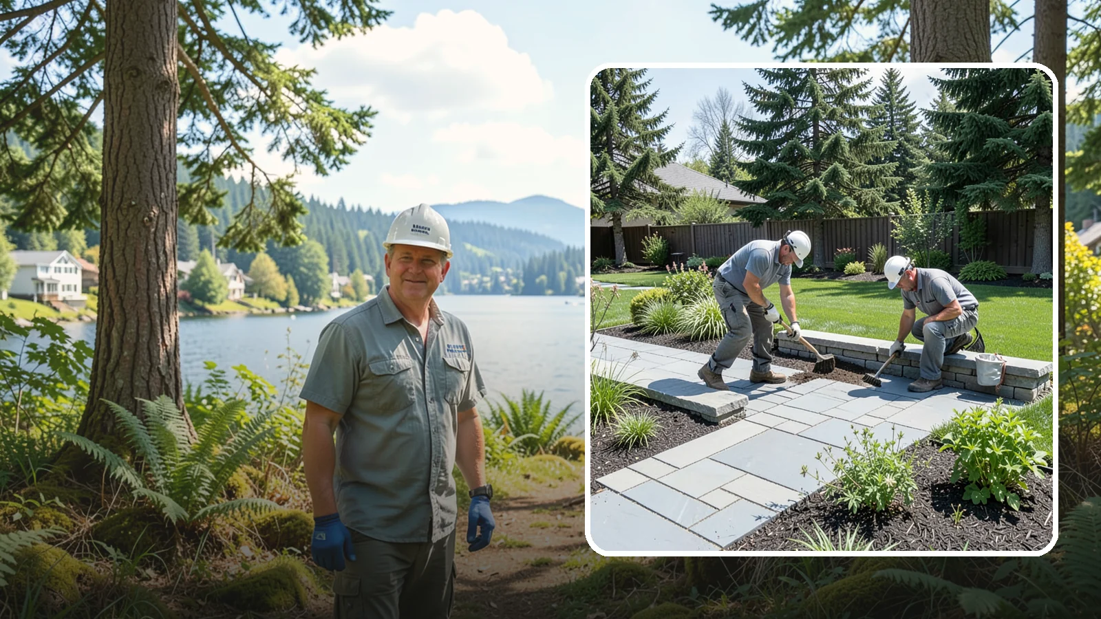 Decorative Stone Installation in Milton, King County, WA - Custom blends of accent stone tailored to your beds, borders, and hardscape for a cohesive designed look.