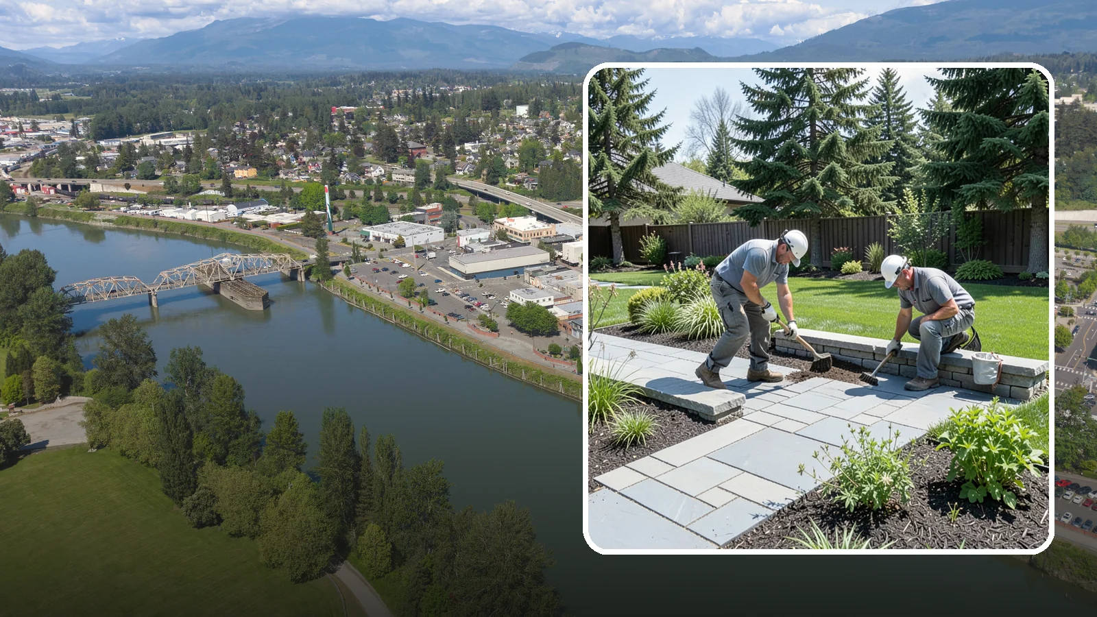 Decorative Stone Installation in Mount Vernon, Skagit County, WA - Custom blends of accent stone tailored to your beds, borders, and hardscape for a cohesive designed look.