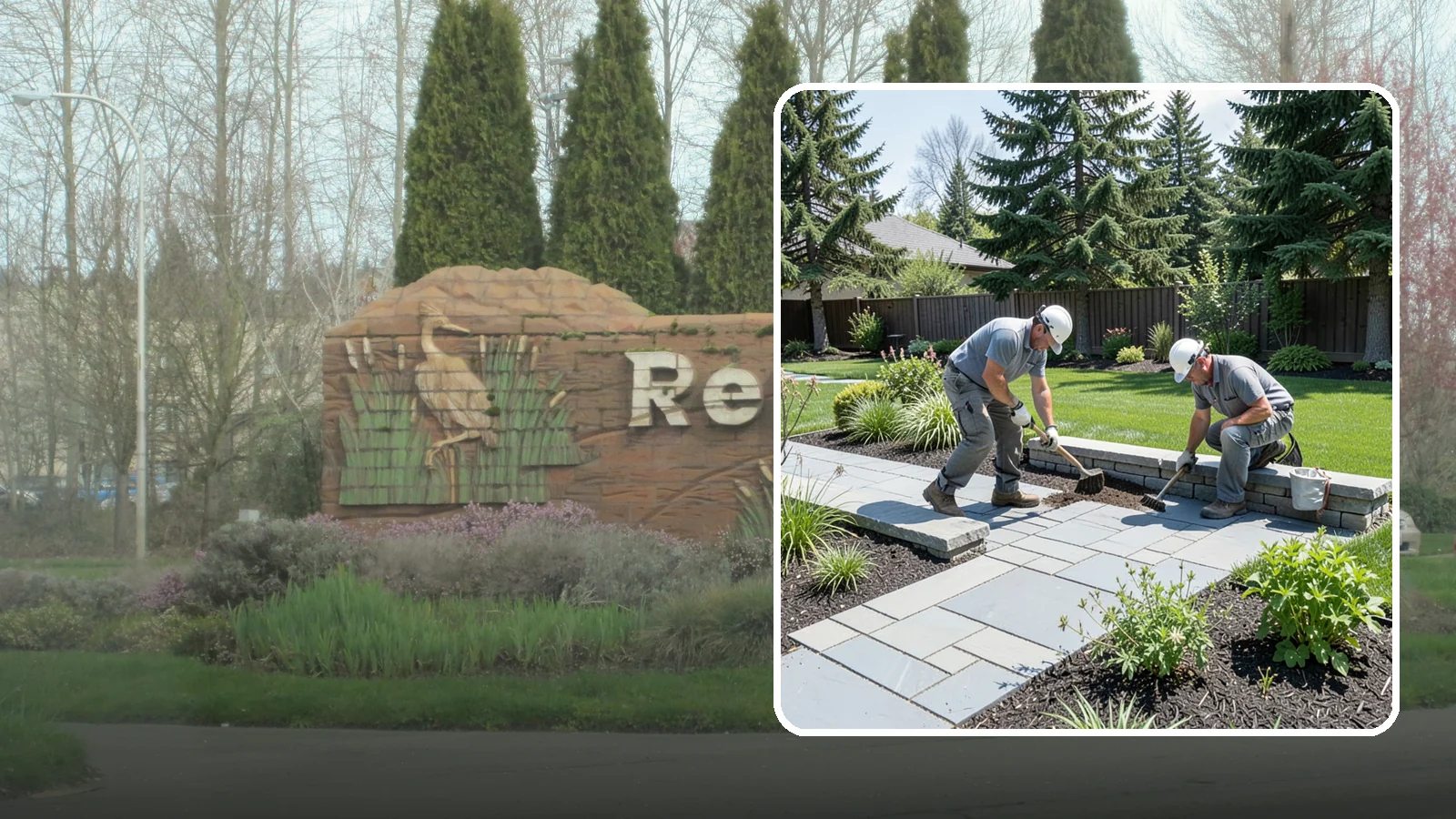 Decorative Stone Installation in Renton, King County, WA - Custom blends of accent stone tailored to your beds, borders, and hardscape for a cohesive designed look.