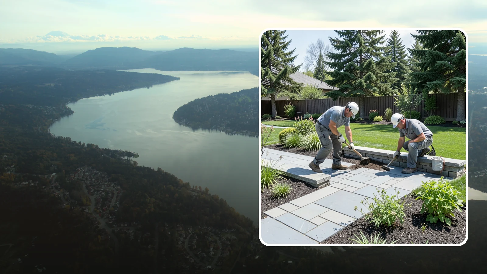 Decorative Stone Installation in Sammamish, King County, WA - Custom blends of accent stone tailored to your beds, borders, and hardscape for a cohesive designed look.