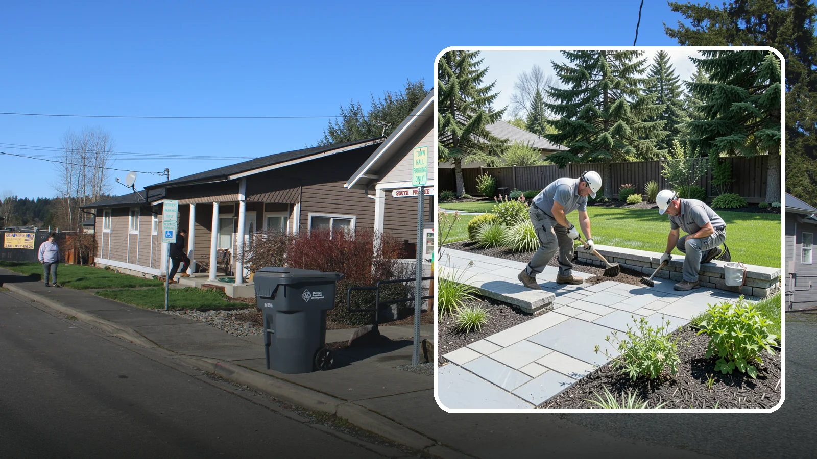 Decorative Stone Installation in South Prairie, Pierce County, WA - Custom blends of accent stone tailored to your beds, borders, and hardscape for a cohesive designed look.