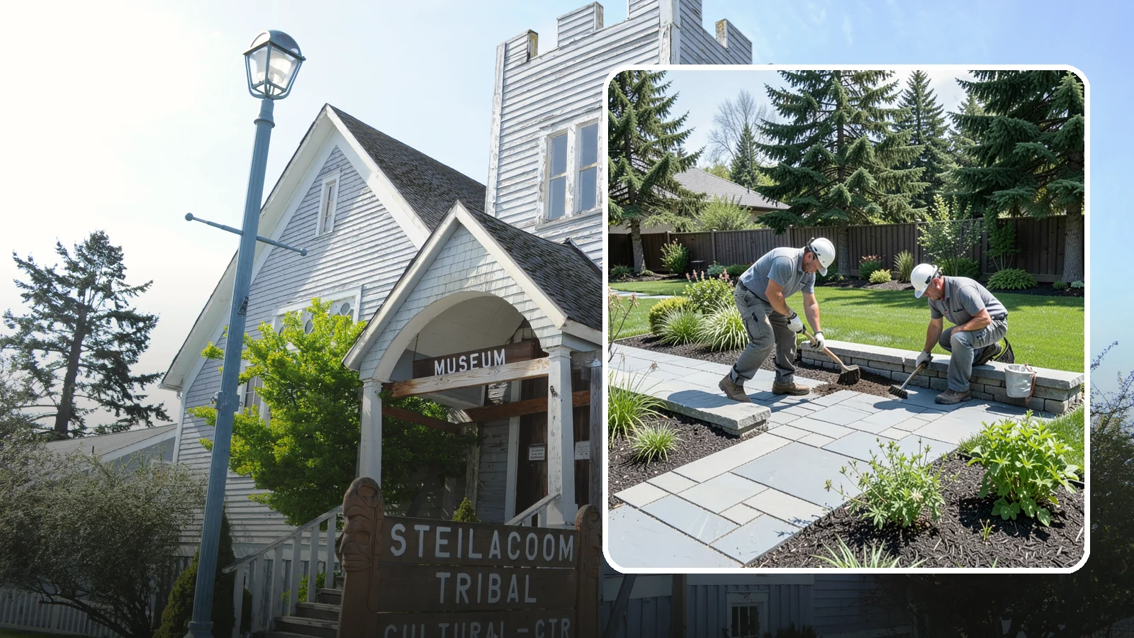 Decorative Stone Installation in Steilacoom, Pierce County, WA - Custom blends of accent stone tailored to your beds, borders, and hardscape for a cohesive designed look.