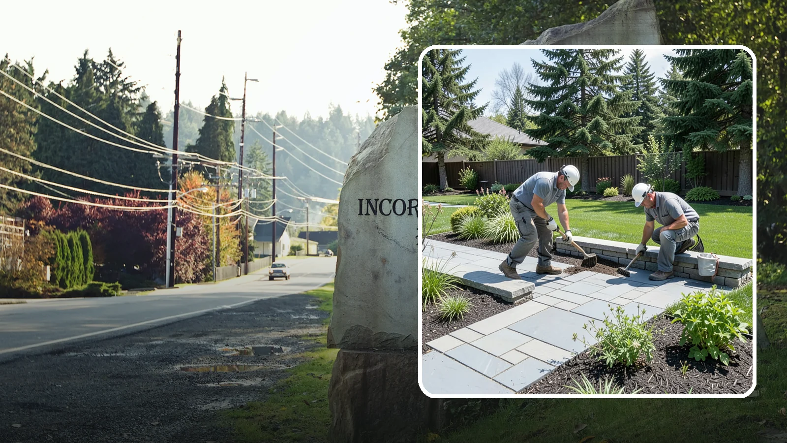 Decorative Stone Installation in Wilkeson, Pierce County, WA - Custom blends of accent stone tailored to your beds, borders, and hardscape for a cohesive designed look.