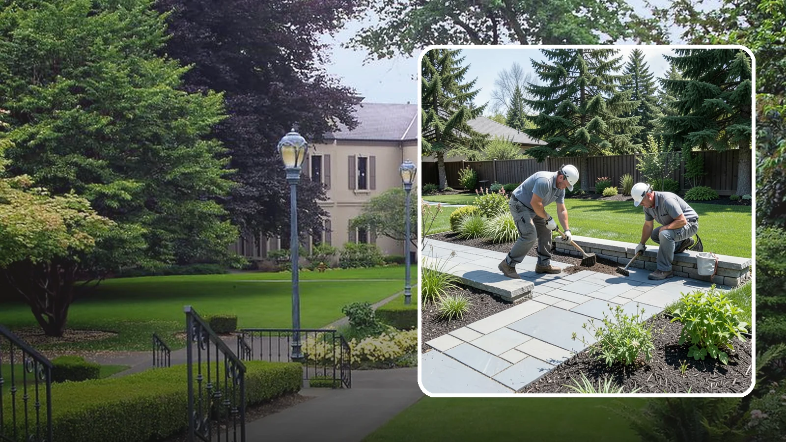 Decorative Stone Installation in Woodinville, King County, WA - Custom blends of accent stone tailored to your beds, borders, and hardscape for a cohesive designed look.