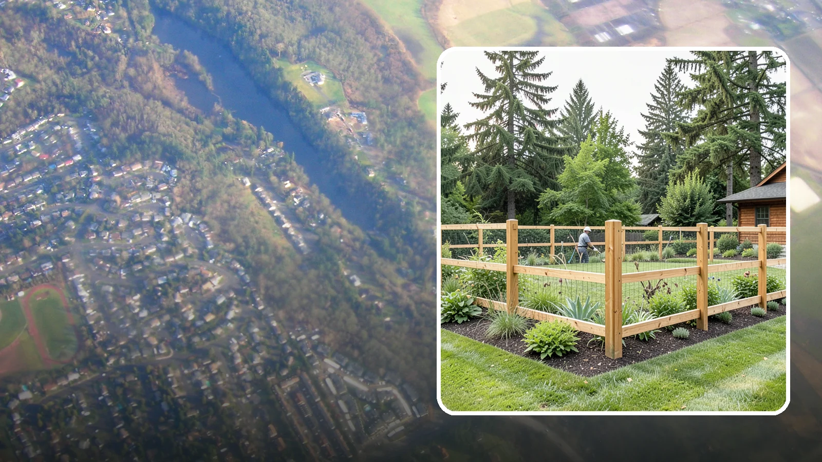 Deer Fencing in Algona, King County, WA - Tall, effective deer fencing that protects gardens and landscapes from browsing deer damage.