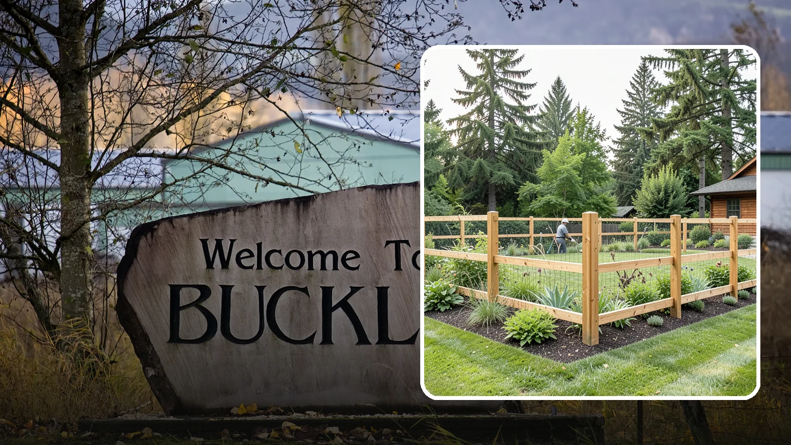 Deer Fencing in Buckley, Pierce County, WA - Tall, effective deer fencing that protects gardens and landscapes from browsing deer damage.