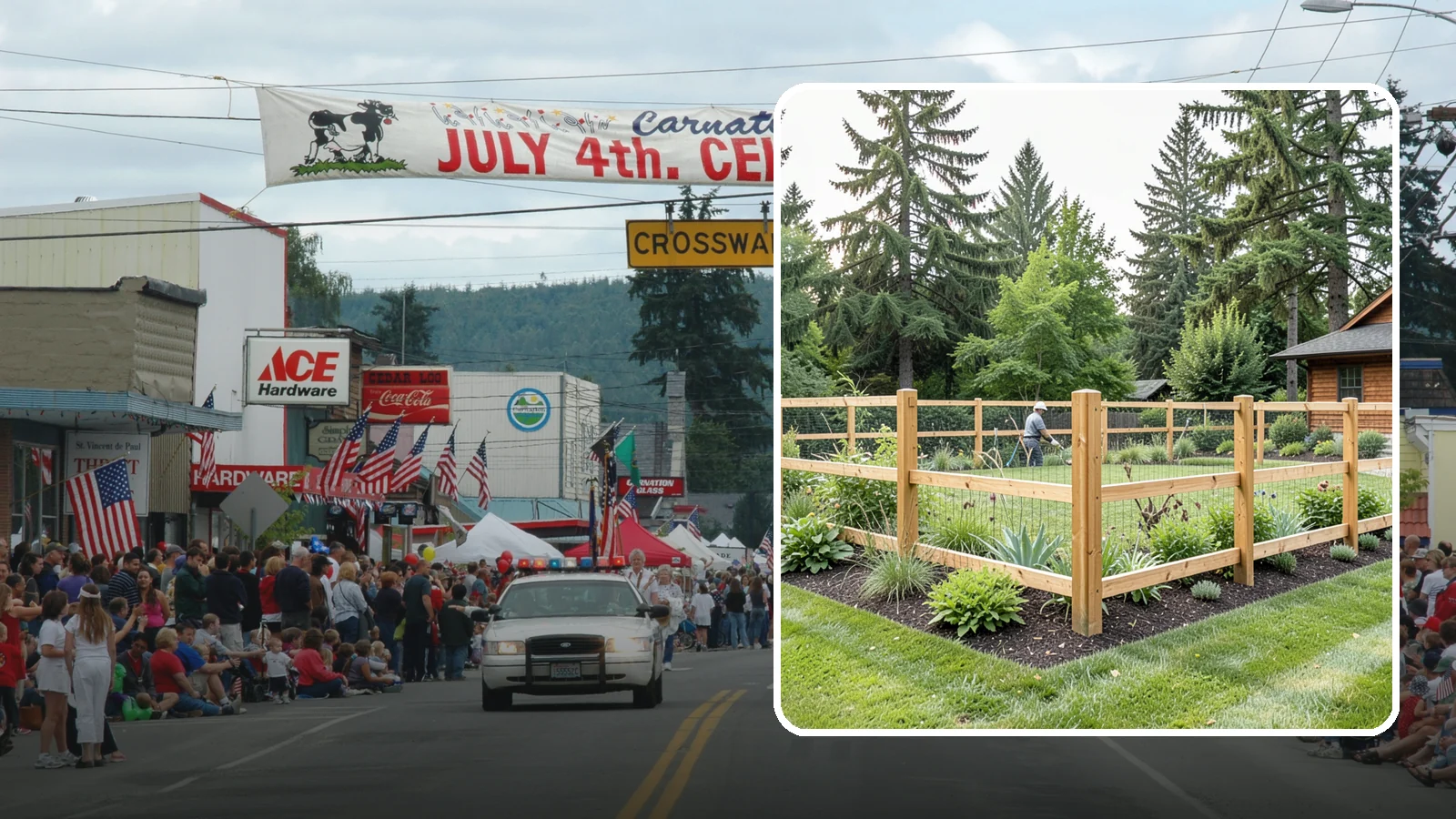 Deer Fencing in Carnation, King County, WA - Tall, effective deer fencing that protects gardens and landscapes from browsing deer damage.
