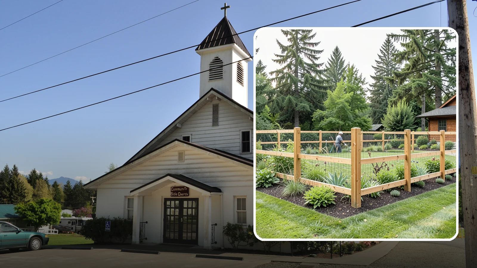 Deer Fencing in Concrete, Skagit County, WA - Tall, effective deer fencing that protects gardens and landscapes from browsing deer damage.