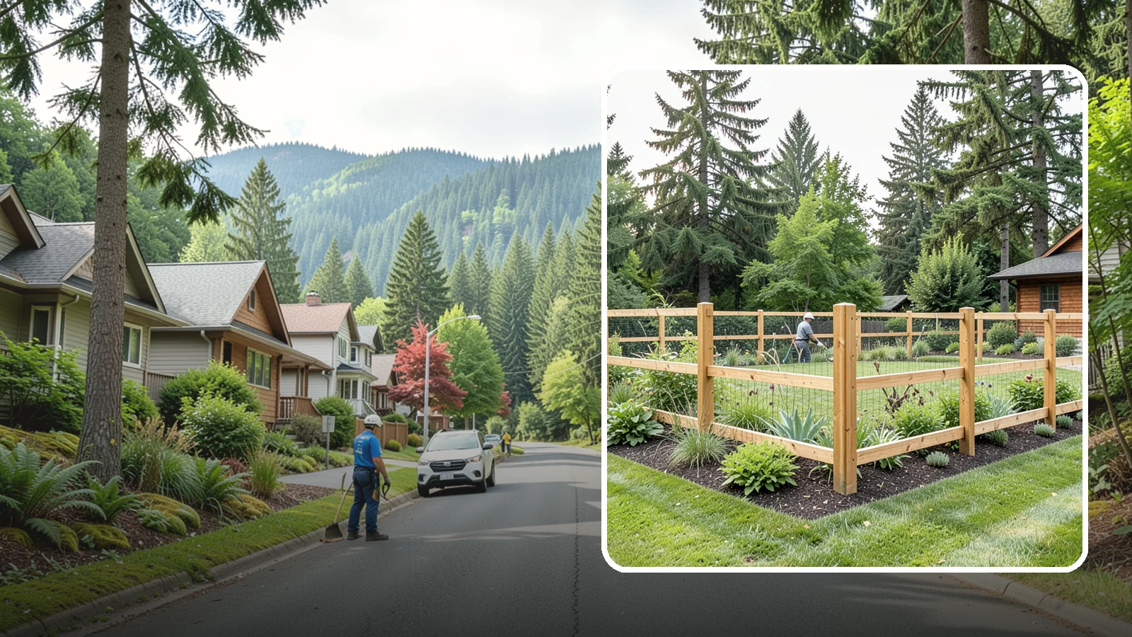 Deer Fencing in Darrington, Snohomish County, WA - Tall, effective deer fencing that protects gardens and landscapes from browsing deer damage.