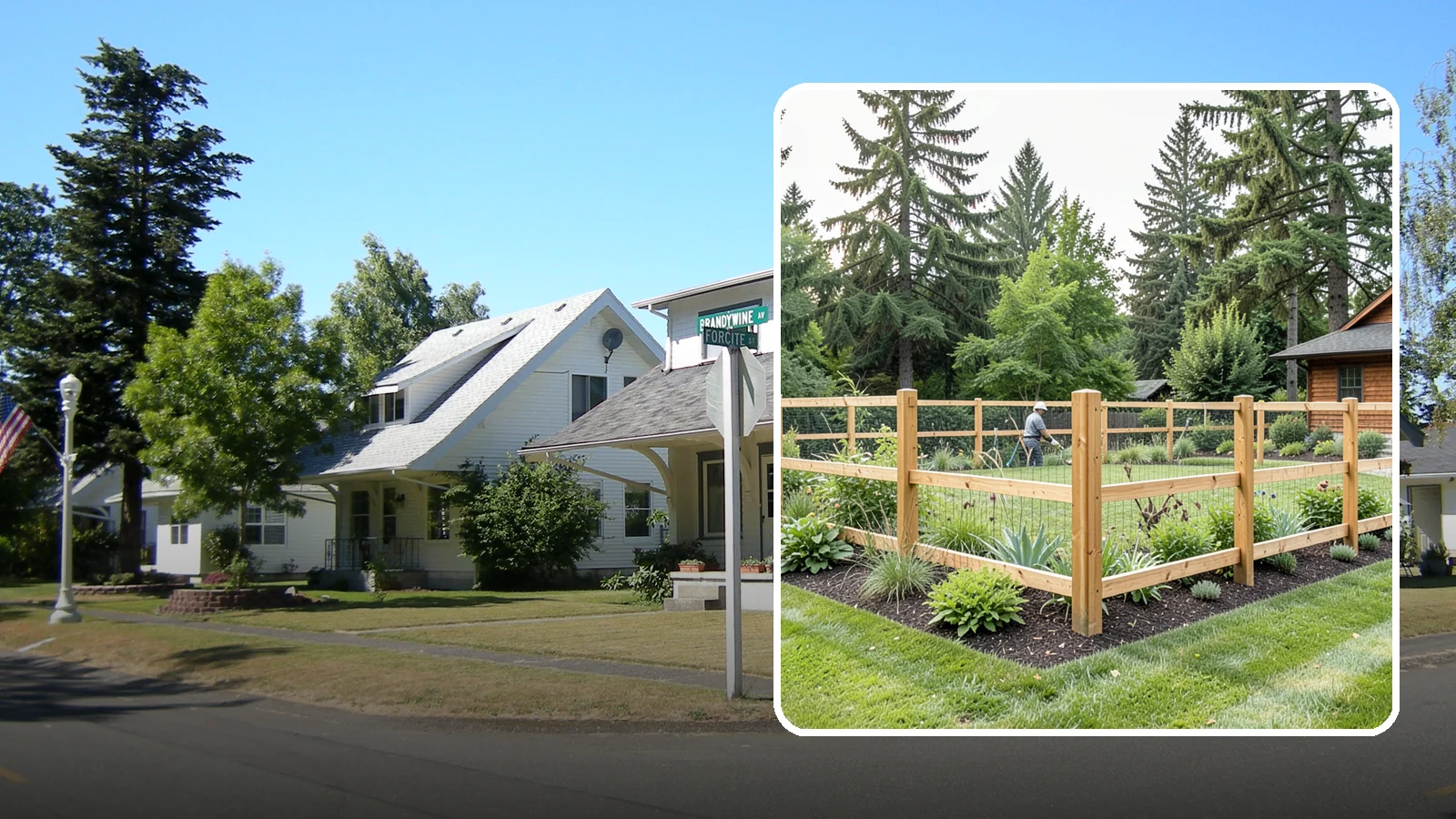 Deer Fencing in DuPont, Pierce County, WA - Tall, effective deer fencing that protects gardens and landscapes from browsing deer damage.