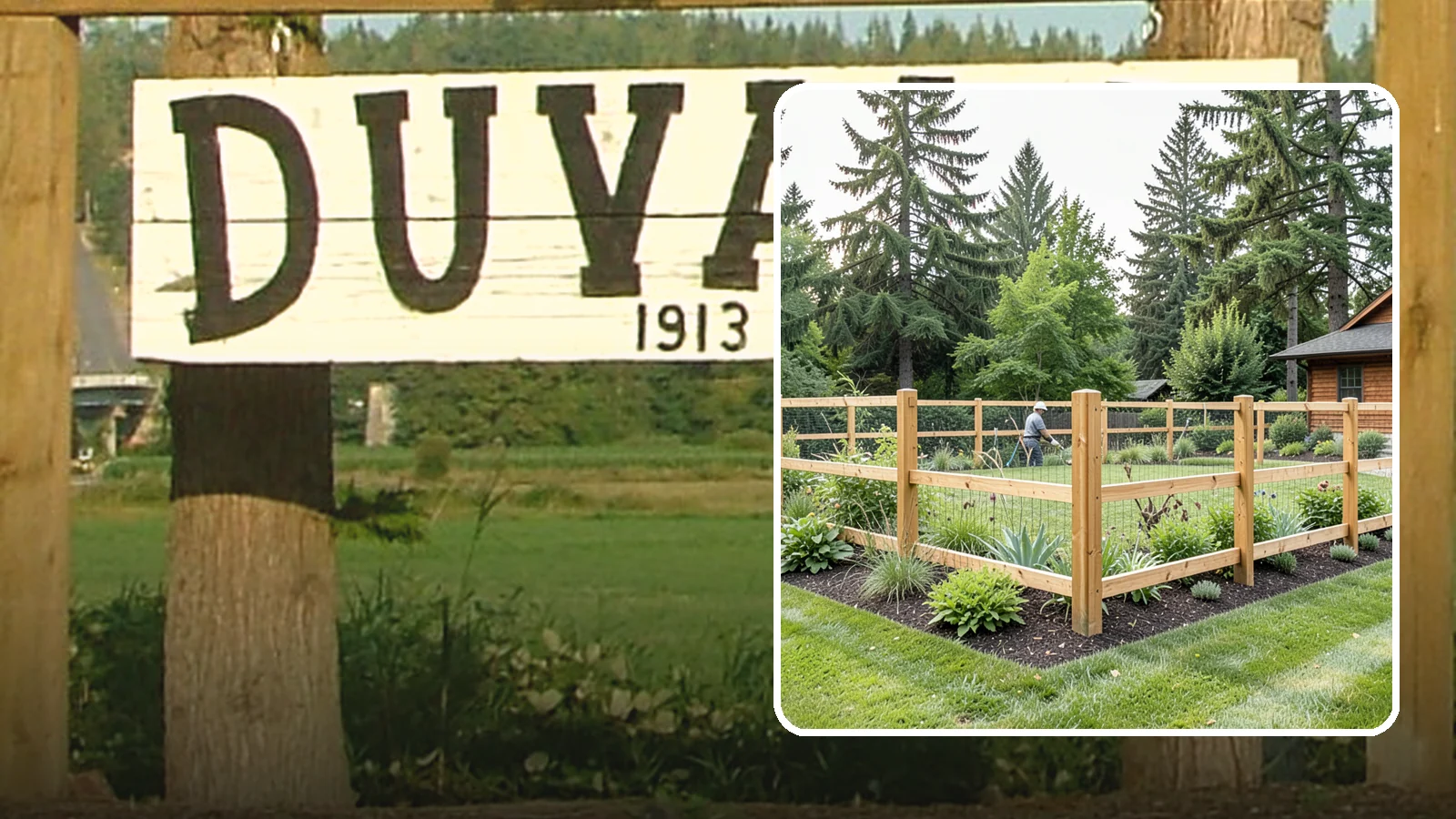 Deer Fencing in Duvall, King County, WA - Tall, effective deer fencing that protects gardens and landscapes from browsing deer damage.