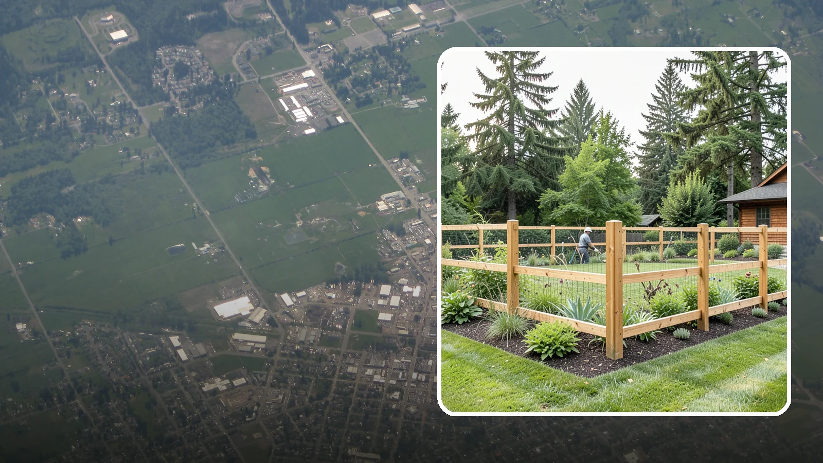 Deer Fencing in Enumclaw, King County, WA - Tall, effective deer fencing that protects gardens and landscapes from browsing deer damage.