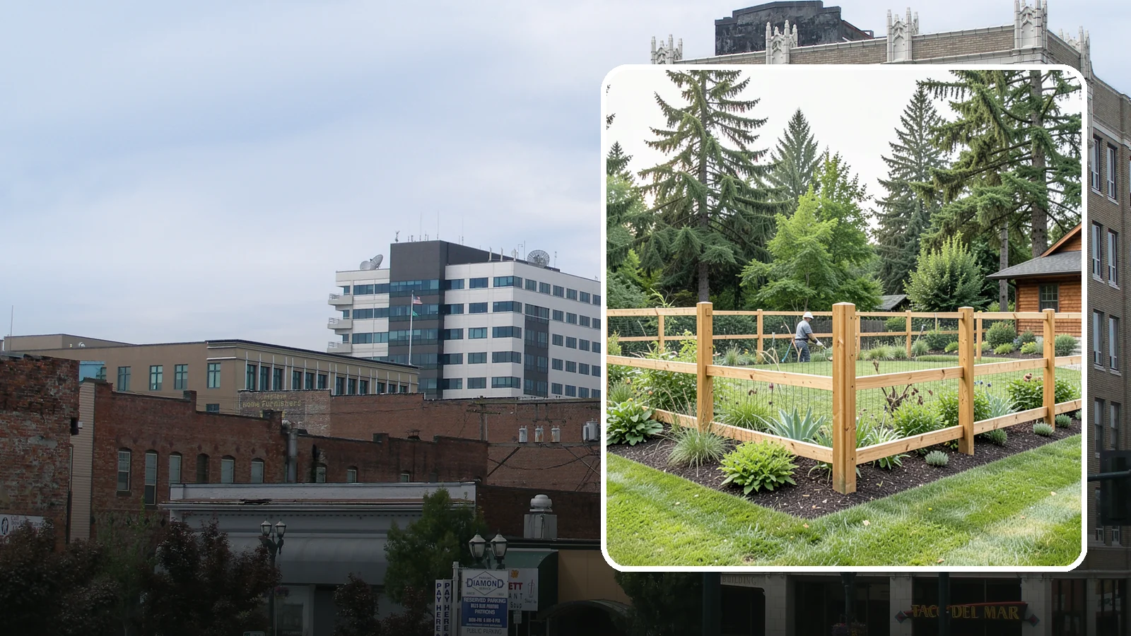 Deer Fencing in Everett, Snohomish County, WA - Tall, effective deer fencing that protects gardens and landscapes from browsing deer damage.