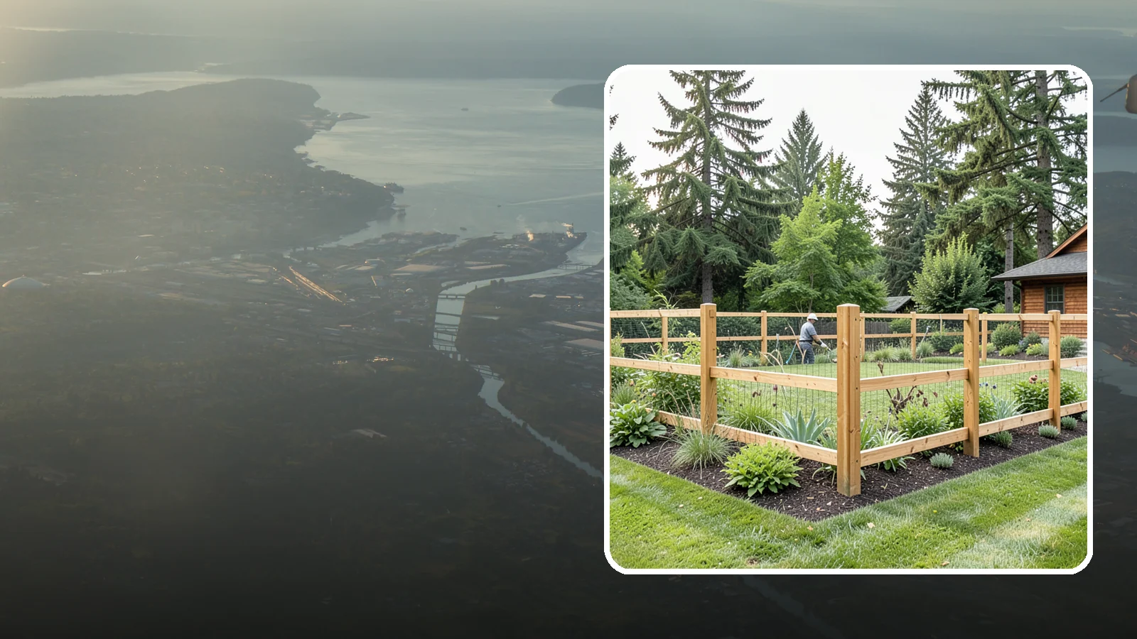 Deer Fencing in Fife, Pierce County, WA - Tall, effective deer fencing that protects gardens and landscapes from browsing deer damage.