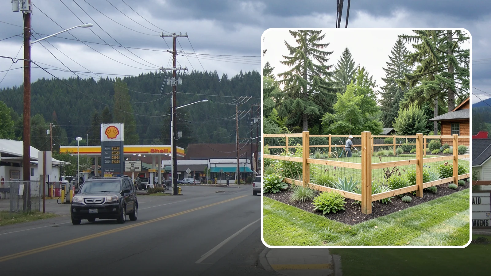 Deer Fencing in Granite Falls, Snohomish County, WA - Tall, effective deer fencing that protects gardens and landscapes from browsing deer damage.