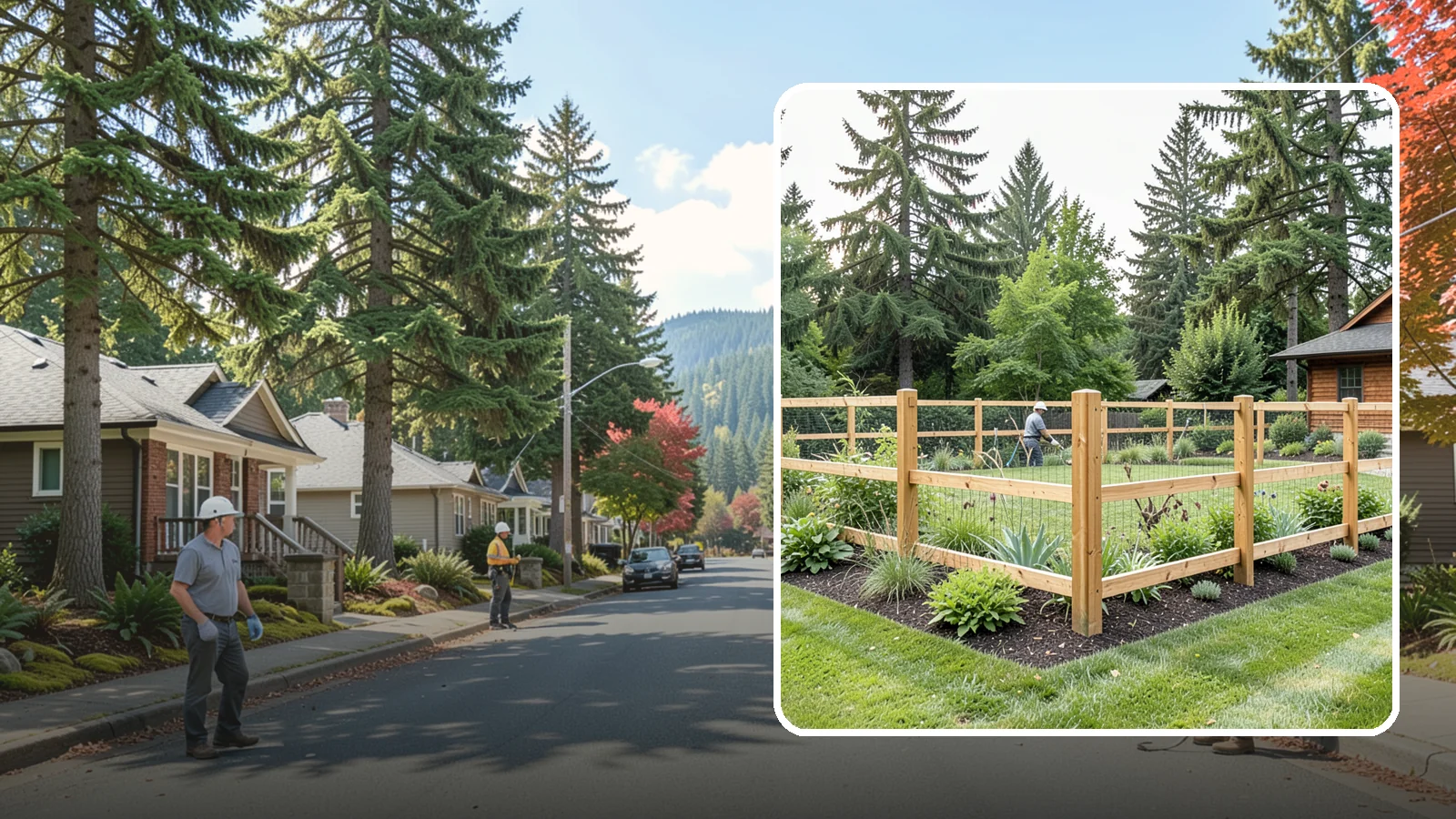 Deer Fencing in Hunts Point, King County, WA - Tall, effective deer fencing that protects gardens and landscapes from browsing deer damage.