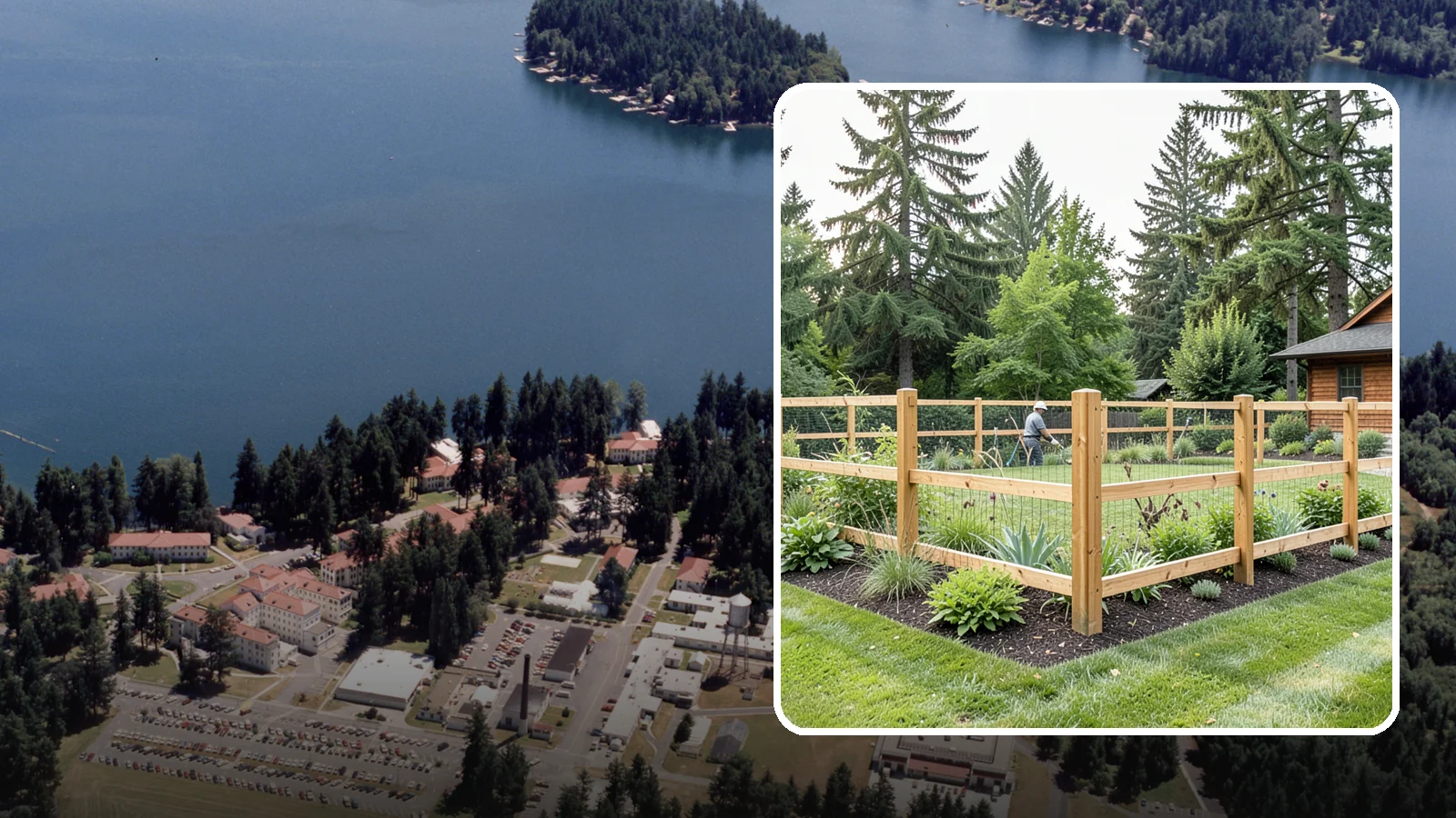 Deer Fencing in Lakewood, Pierce County, WA - Tall, effective deer fencing that protects gardens and landscapes from browsing deer damage.