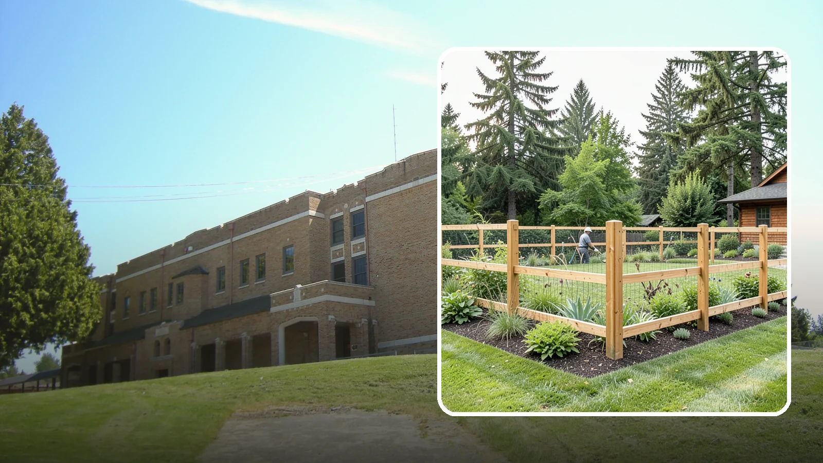 Deer Fencing in Maple Valley, King County, WA - Tall, effective deer fencing that protects gardens and landscapes from browsing deer damage.