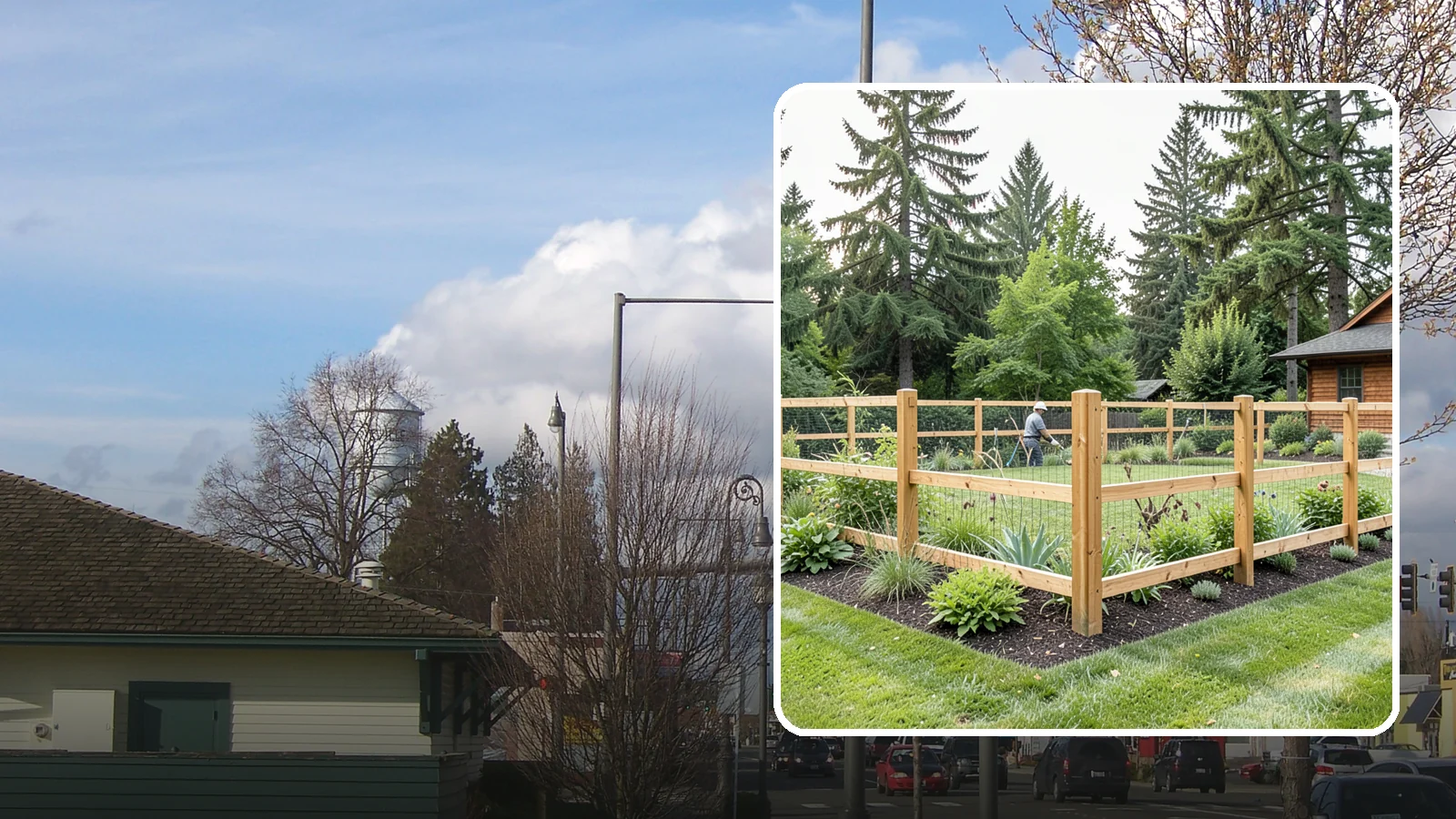 Deer Fencing in Marysville, Snohomish County, WA - Tall, effective deer fencing that protects gardens and landscapes from browsing deer damage.