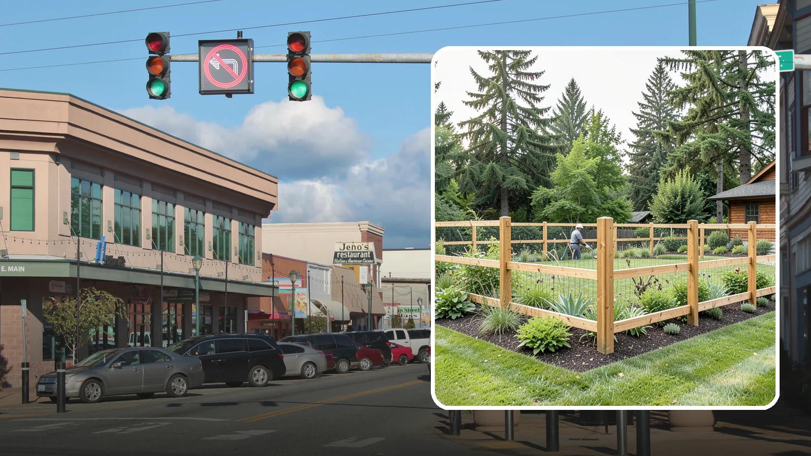 Deer Fencing in Monroe, Snohomish County, WA - Tall, effective deer fencing that protects gardens and landscapes from browsing deer damage.