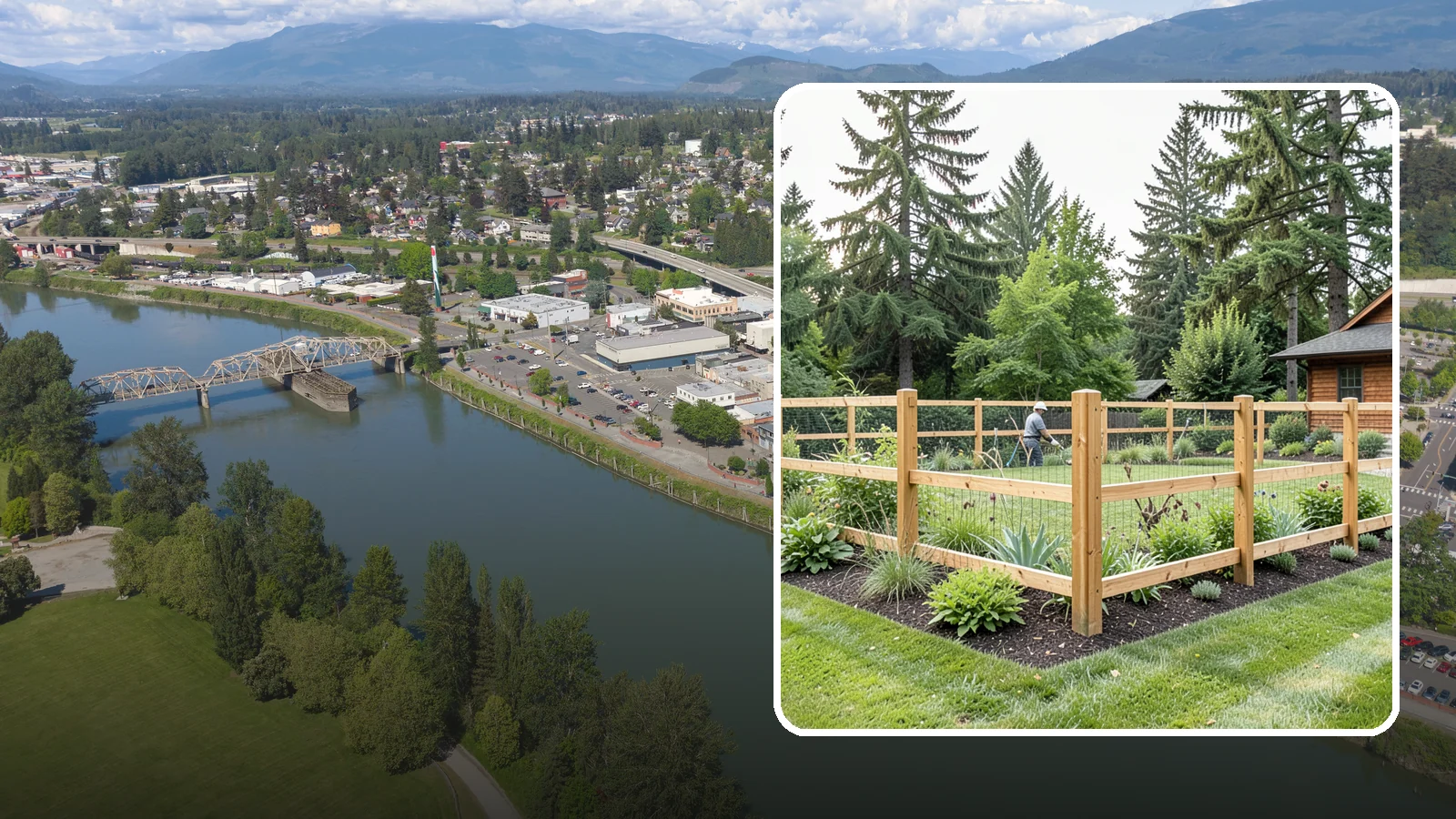 Deer Fencing in Mount Vernon, Skagit County, WA - Tall, effective deer fencing that protects gardens and landscapes from browsing deer damage.