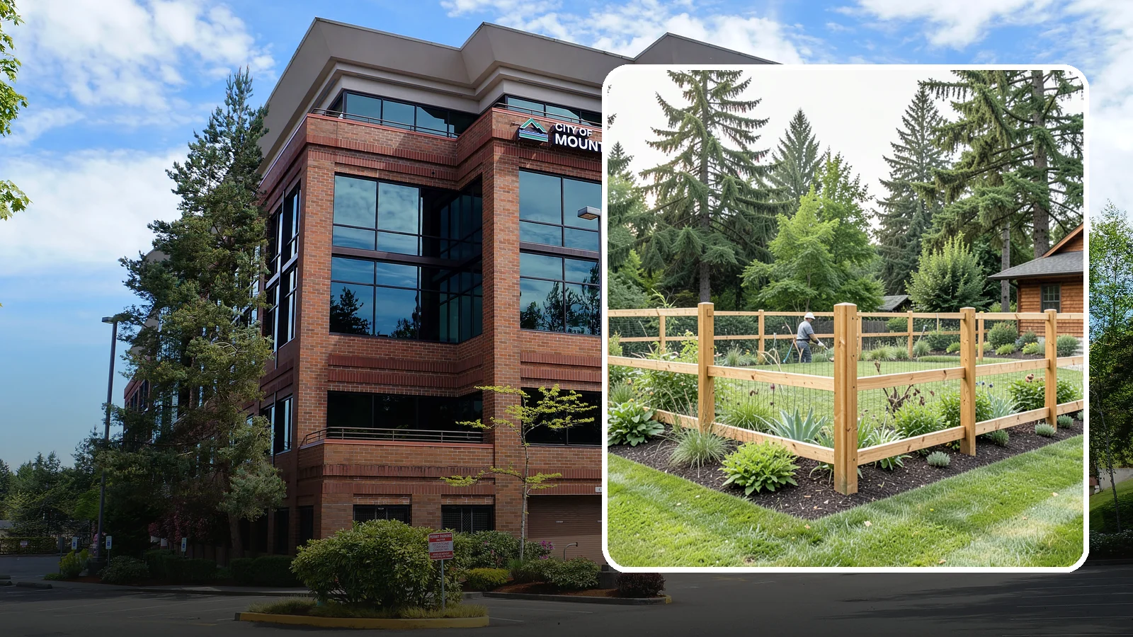 Deer Fencing in Mountlake Terrace, Snohomish County, WA - Tall, effective deer fencing that protects gardens and landscapes from browsing deer damage.