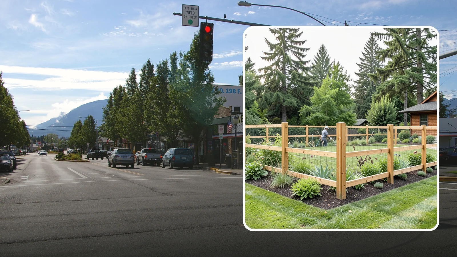 Deer Fencing in North Bend, King County, WA - Tall, effective deer fencing that protects gardens and landscapes from browsing deer damage.