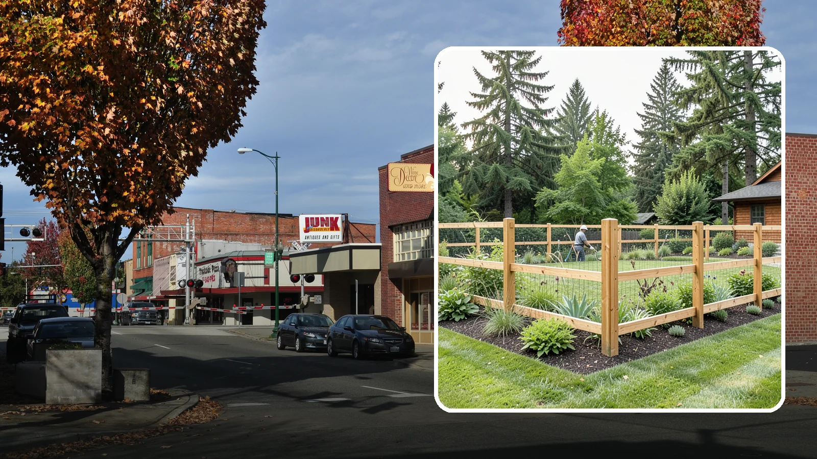 Deer Fencing in Puyallup, Pierce County, WA - Tall, effective deer fencing that protects gardens and landscapes from browsing deer damage.
