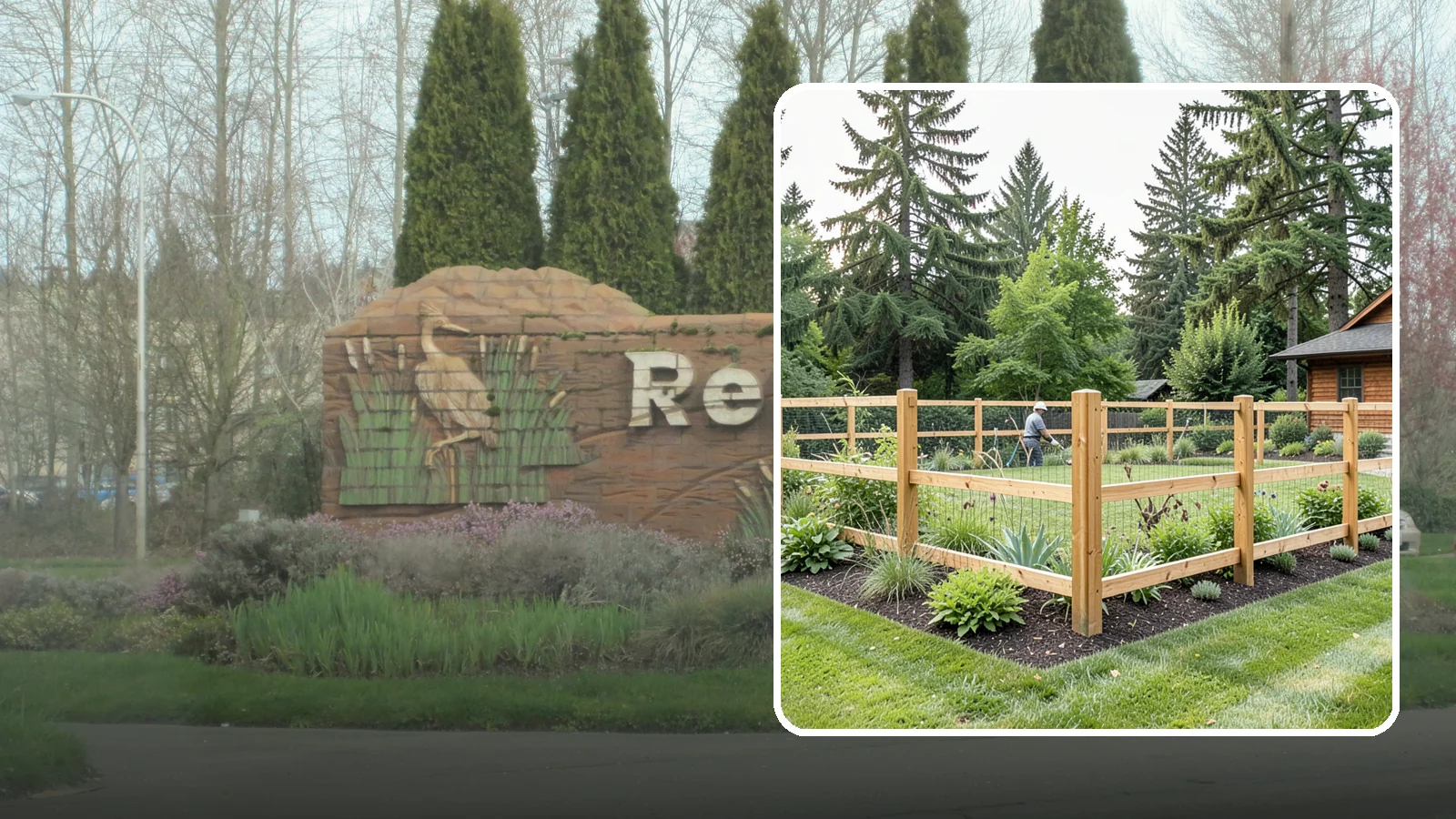 Deer Fencing in Renton, King County, WA - Tall, effective deer fencing that protects gardens and landscapes from browsing deer damage.