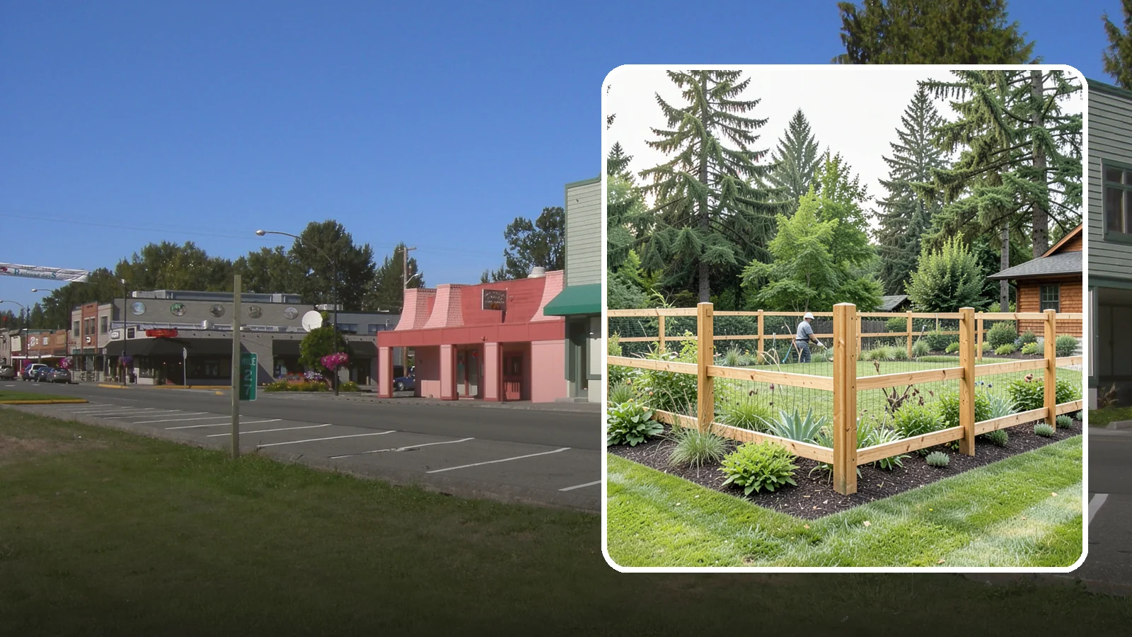 Deer Fencing in Snoqualmie, King County, WA - Tall, effective deer fencing that protects gardens and landscapes from browsing deer damage.
