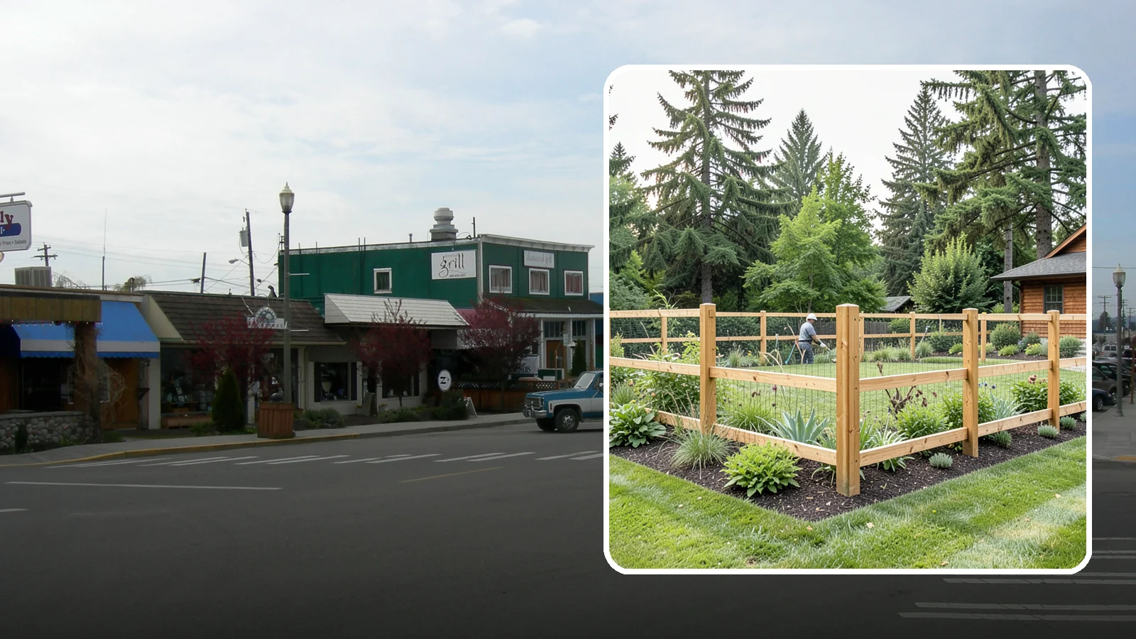 Deer Fencing in Stanwood, Snohomish County, WA - Tall, effective deer fencing that protects gardens and landscapes from browsing deer damage.