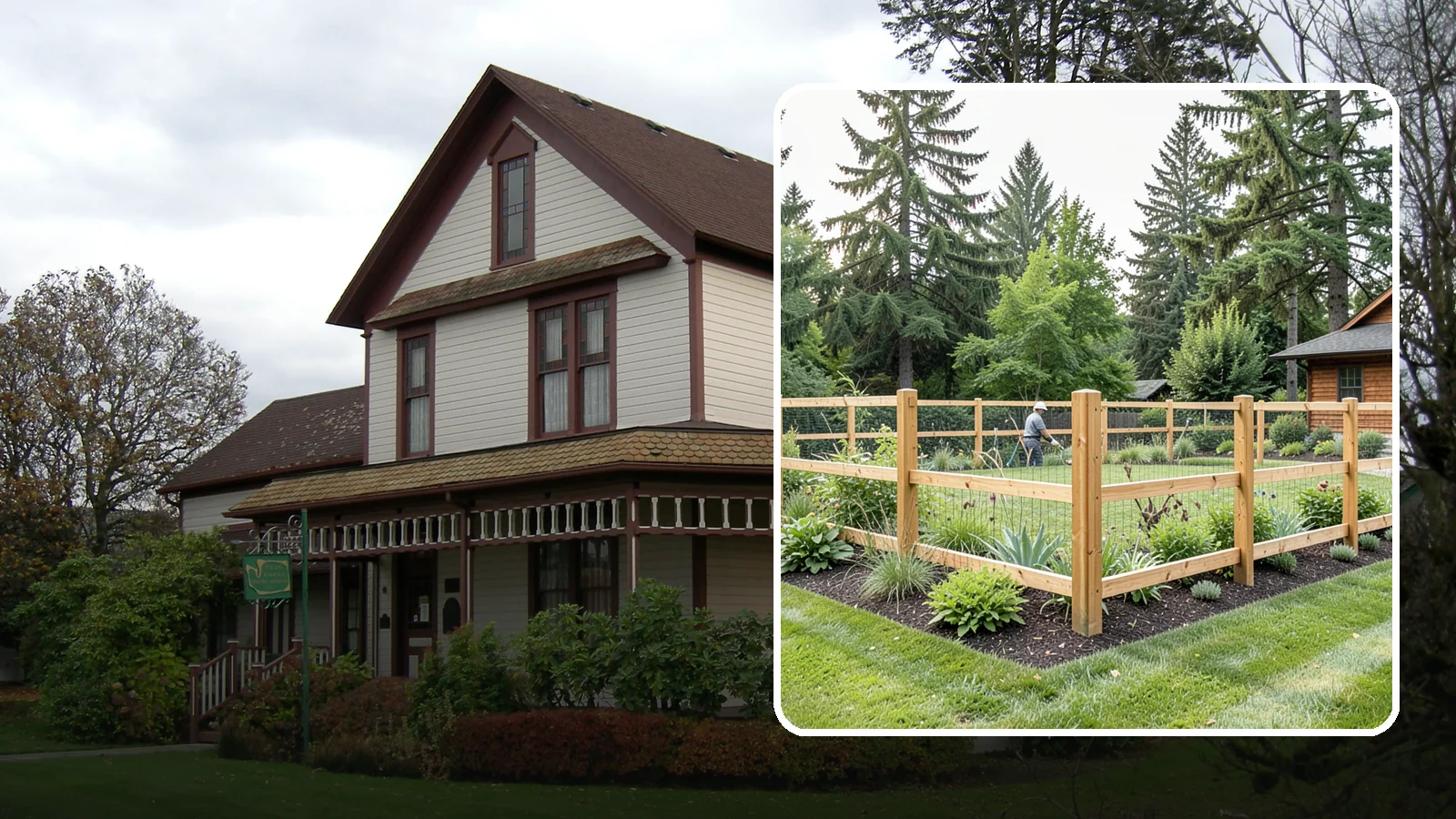 Deer Fencing in Sumner, Pierce County, WA - Tall, effective deer fencing that protects gardens and landscapes from browsing deer damage.