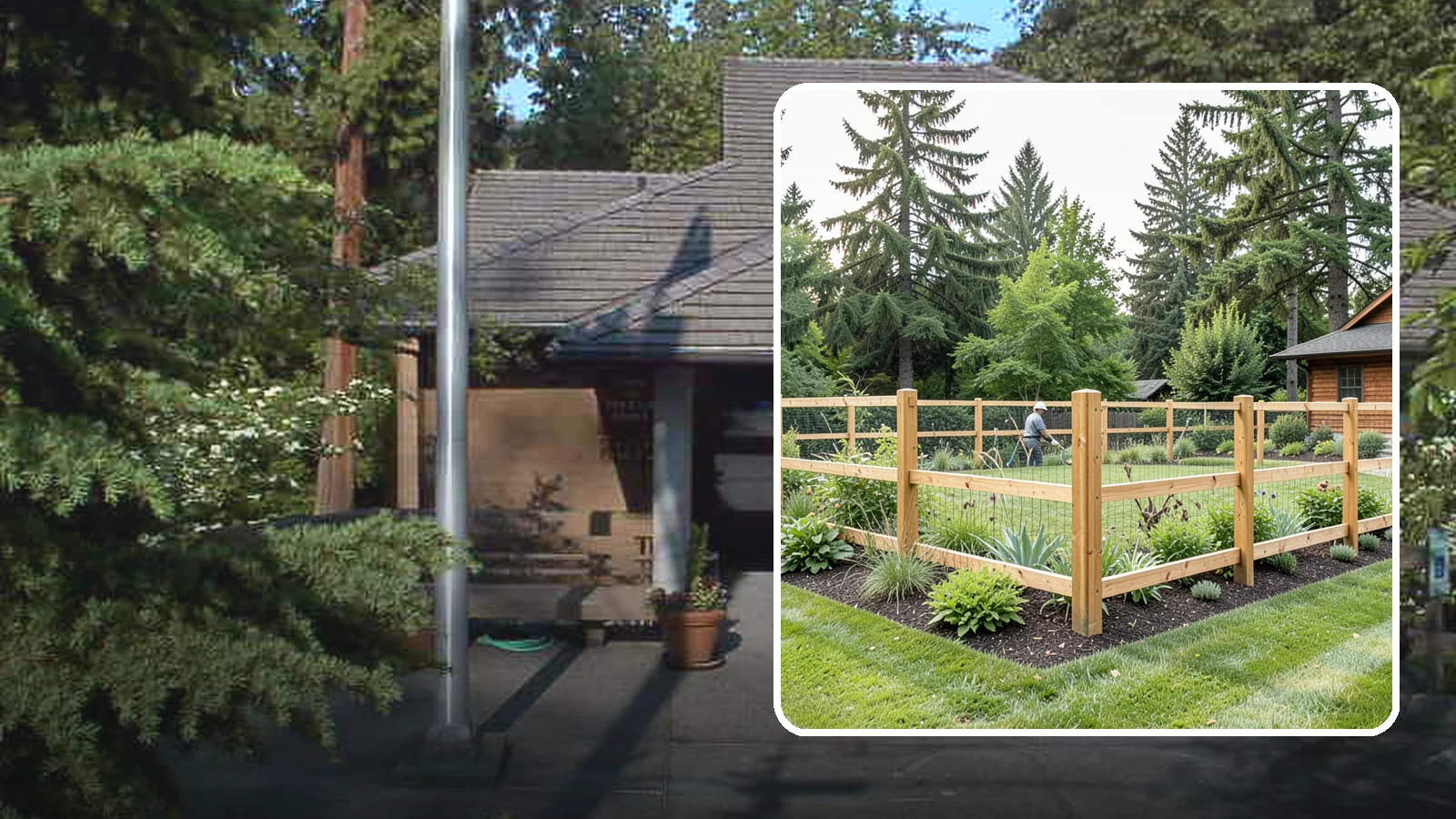 Deer Fencing in Yarrow Point, King County, WA - Tall, effective deer fencing that protects gardens and landscapes from browsing deer damage.