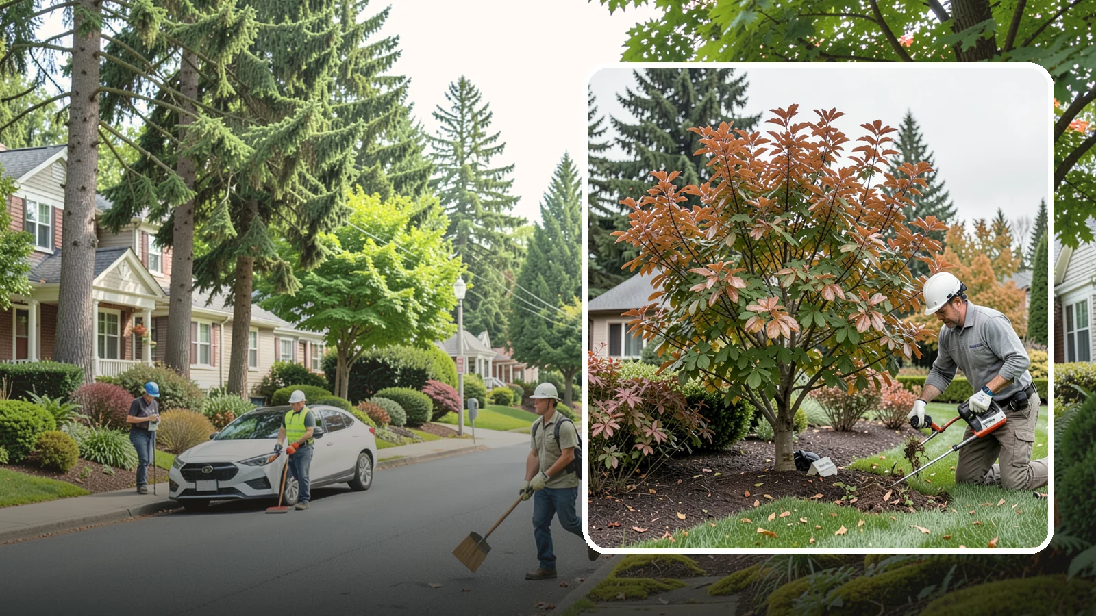 Dogwood Pruning in Beaux Arts Village, King County, WA - Light, careful pruning for dogwoods that preserves their layered form and spring flowers.