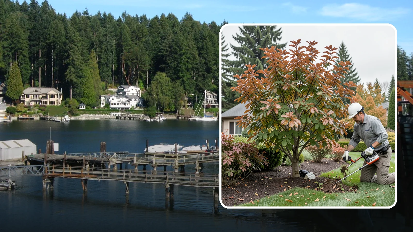 Dogwood Pruning in Gig Harbor, Pierce County, WA - Light, careful pruning for dogwoods that preserves their layered form and spring flowers.