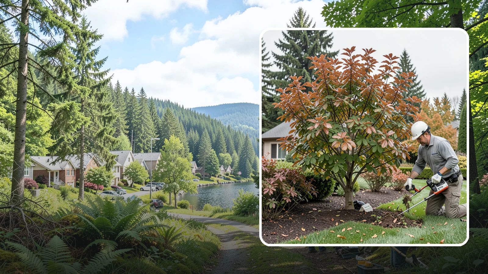 Dogwood Pruning in Lake Forest Park, King County, WA - Light, careful pruning for dogwoods that preserves their layered form and spring flowers.