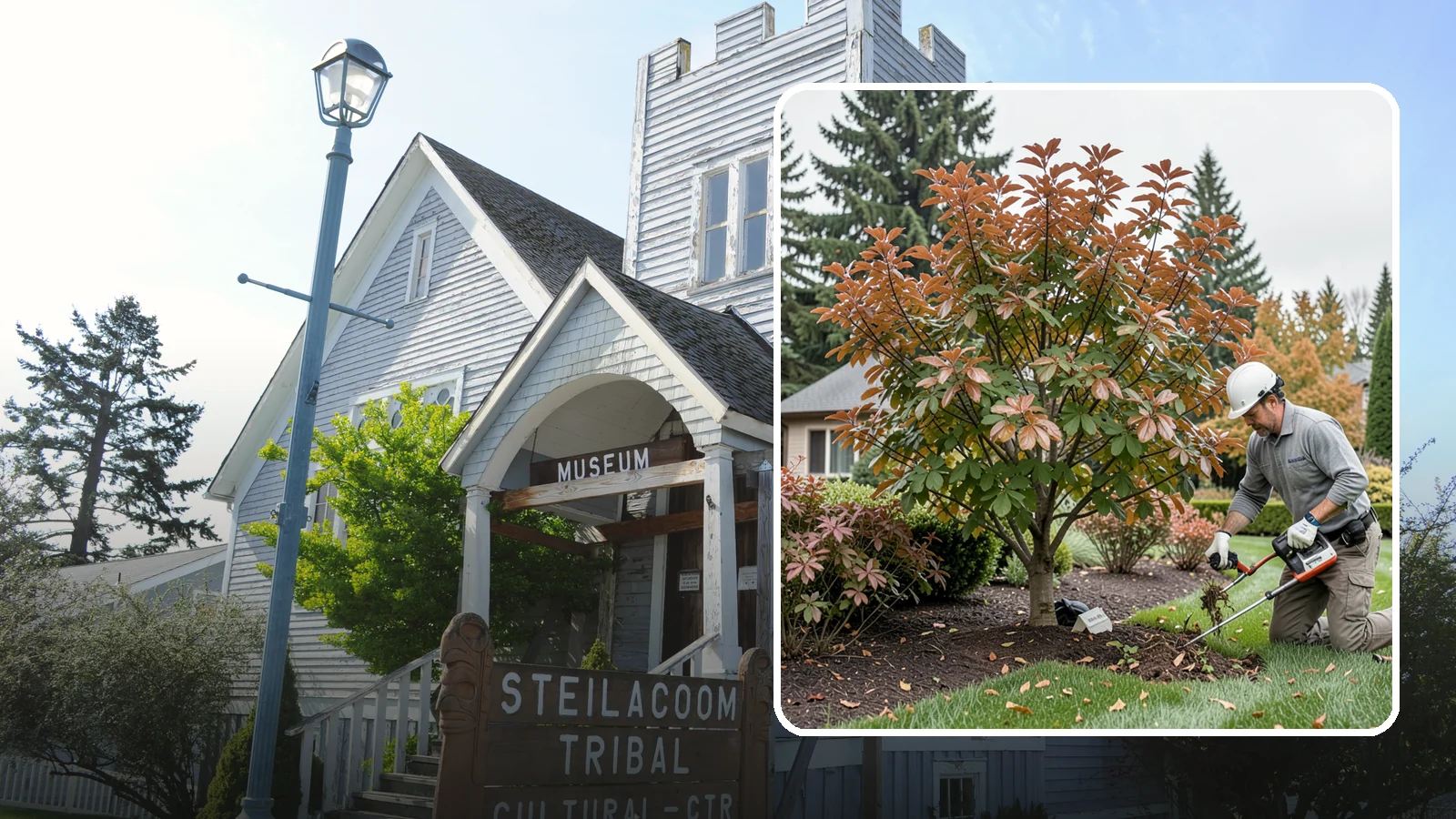 Dogwood Pruning in Steilacoom, Pierce County, WA - Light, careful pruning for dogwoods that preserves their layered form and spring flowers.