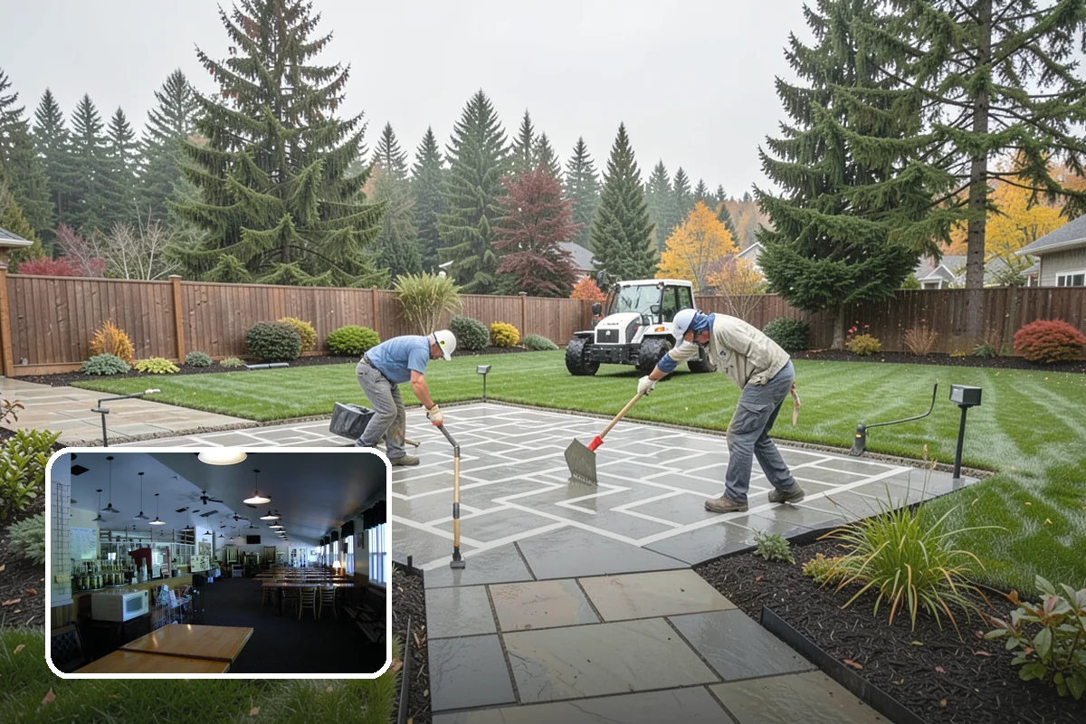 Downspout Burial in Black Diamond, King County, WA - Moves roof runoff away from the foundation