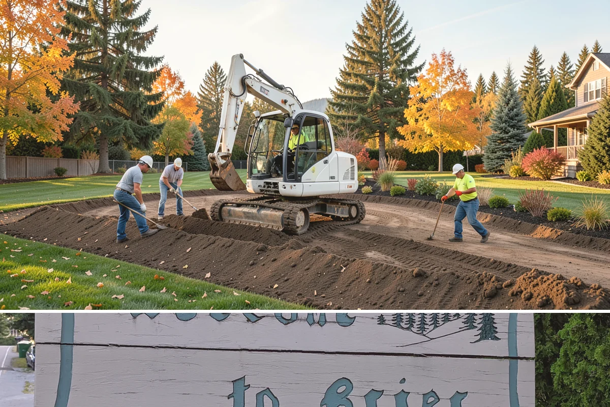 Downspout Burial in Brier, Snohomish County, WA - Can be installed year-round, though drier summer soils make trenching and surface restoration quicker and cleaner.