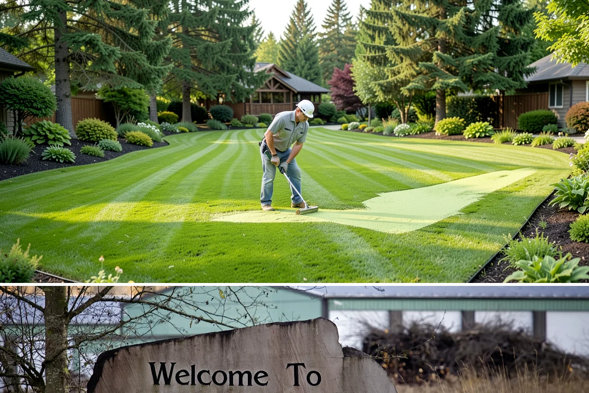 Downspout Burial in Buckley, Pierce County, WA - Can be installed year-round, though drier summer soils make trenching and surface restoration quicker and cleaner.